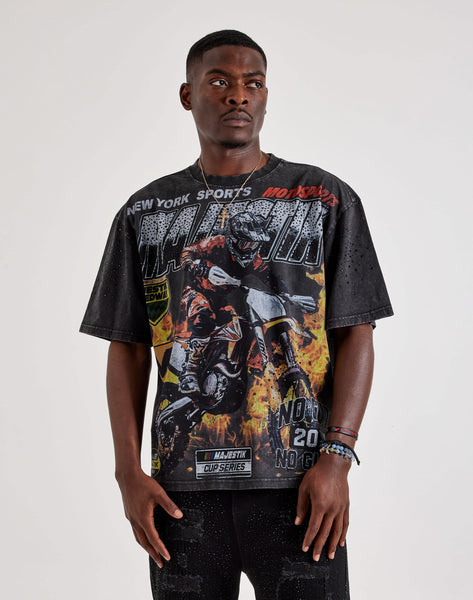トップス 26SS LAD MUCICIAN LACE SHORT SLEEVESHIRT Majestik Motorsports Short Sleeve Tee – DTLR