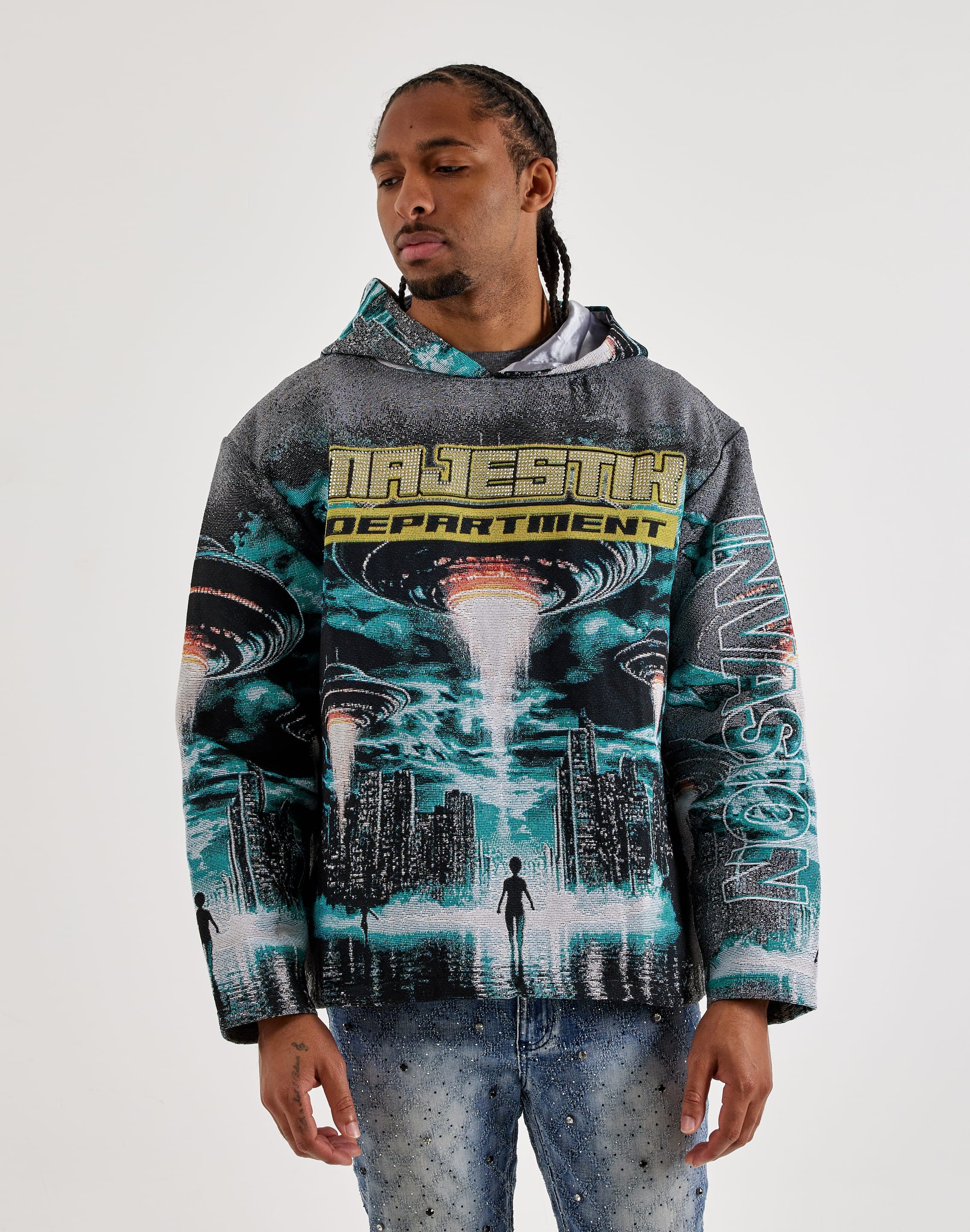 Majestik Spaceship Tapestry Hoodie – DTLR