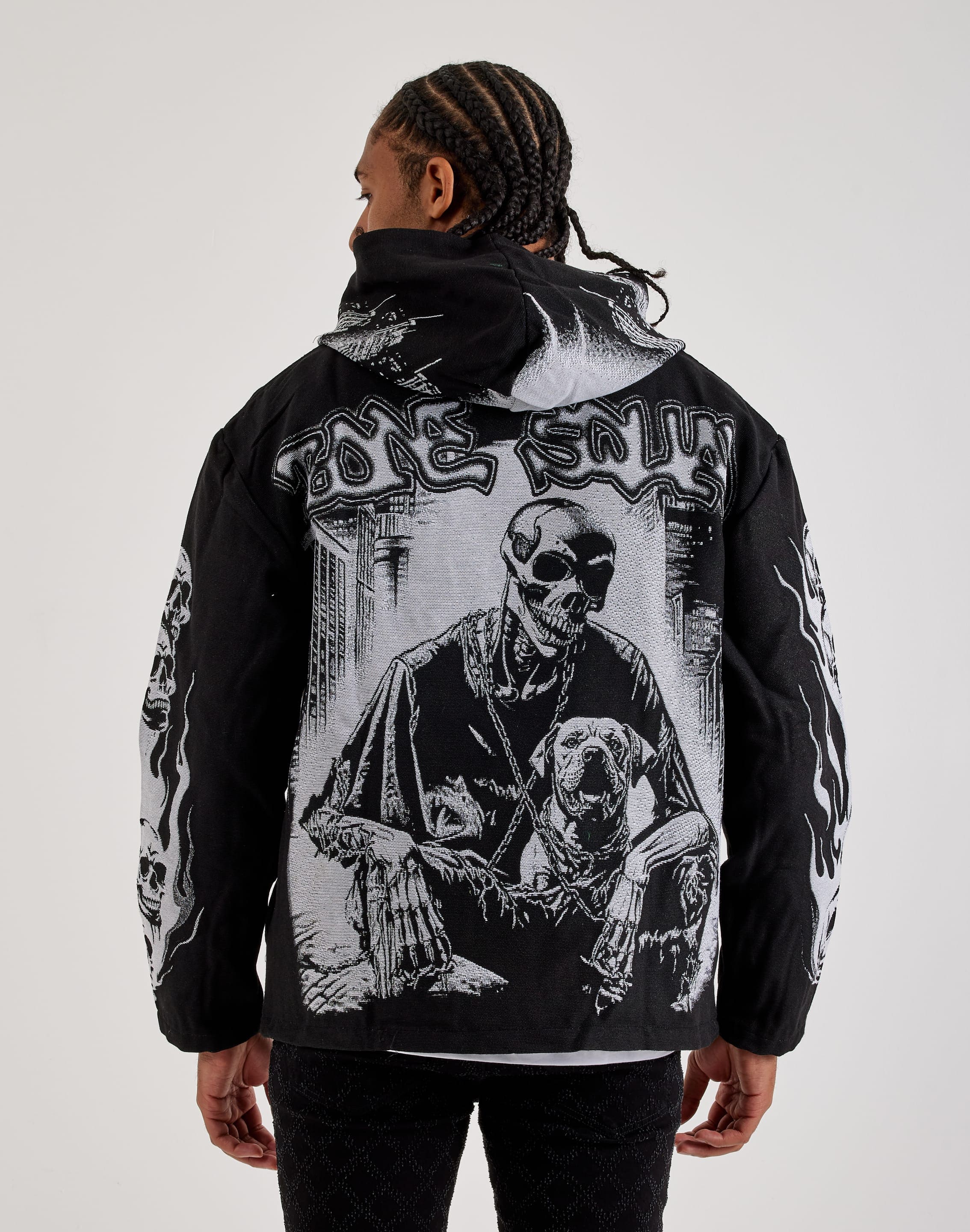 Majestik Skull Tapestry Hoodie