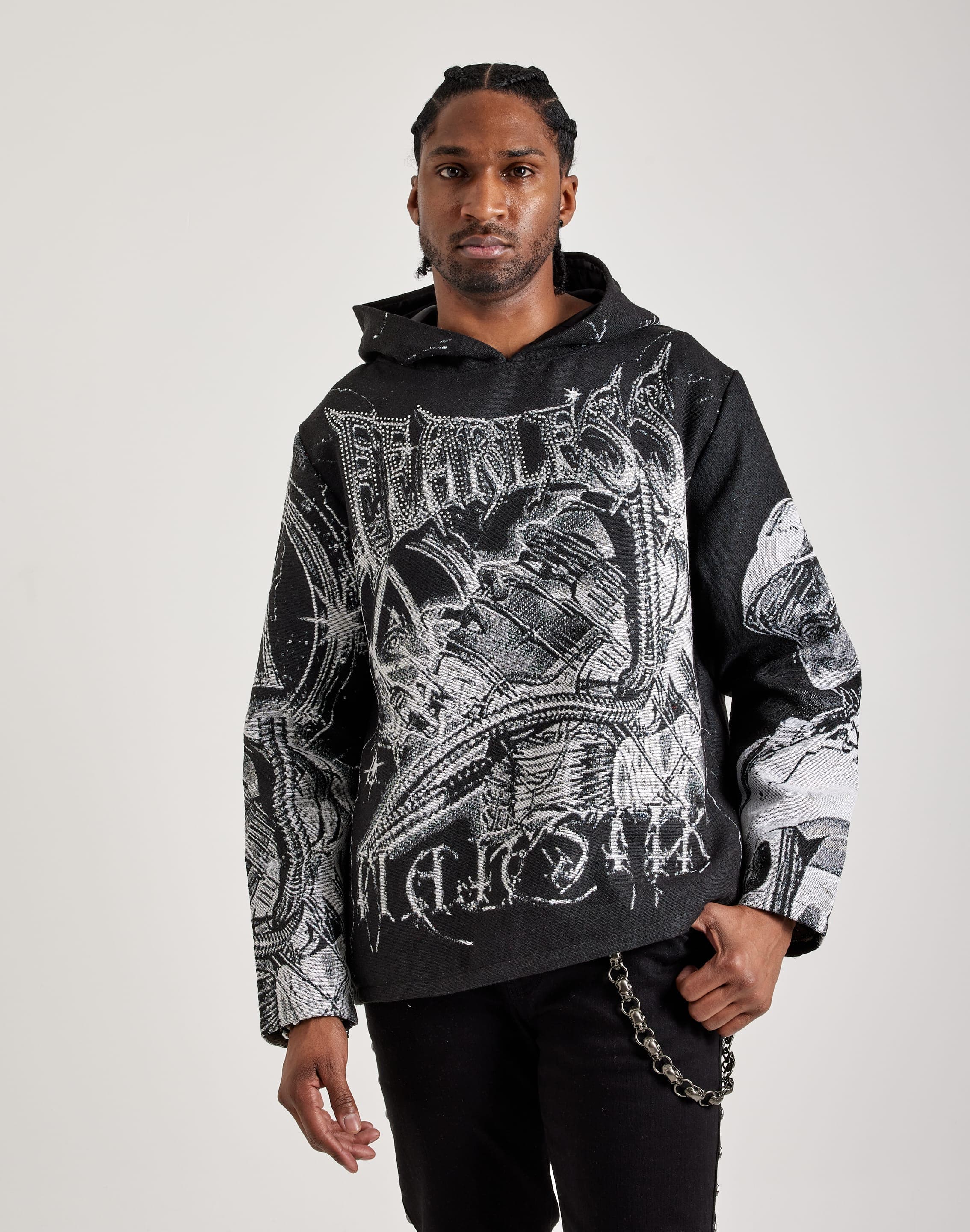 Majestik Fearless Face Tapestry Hoodie – DTLR