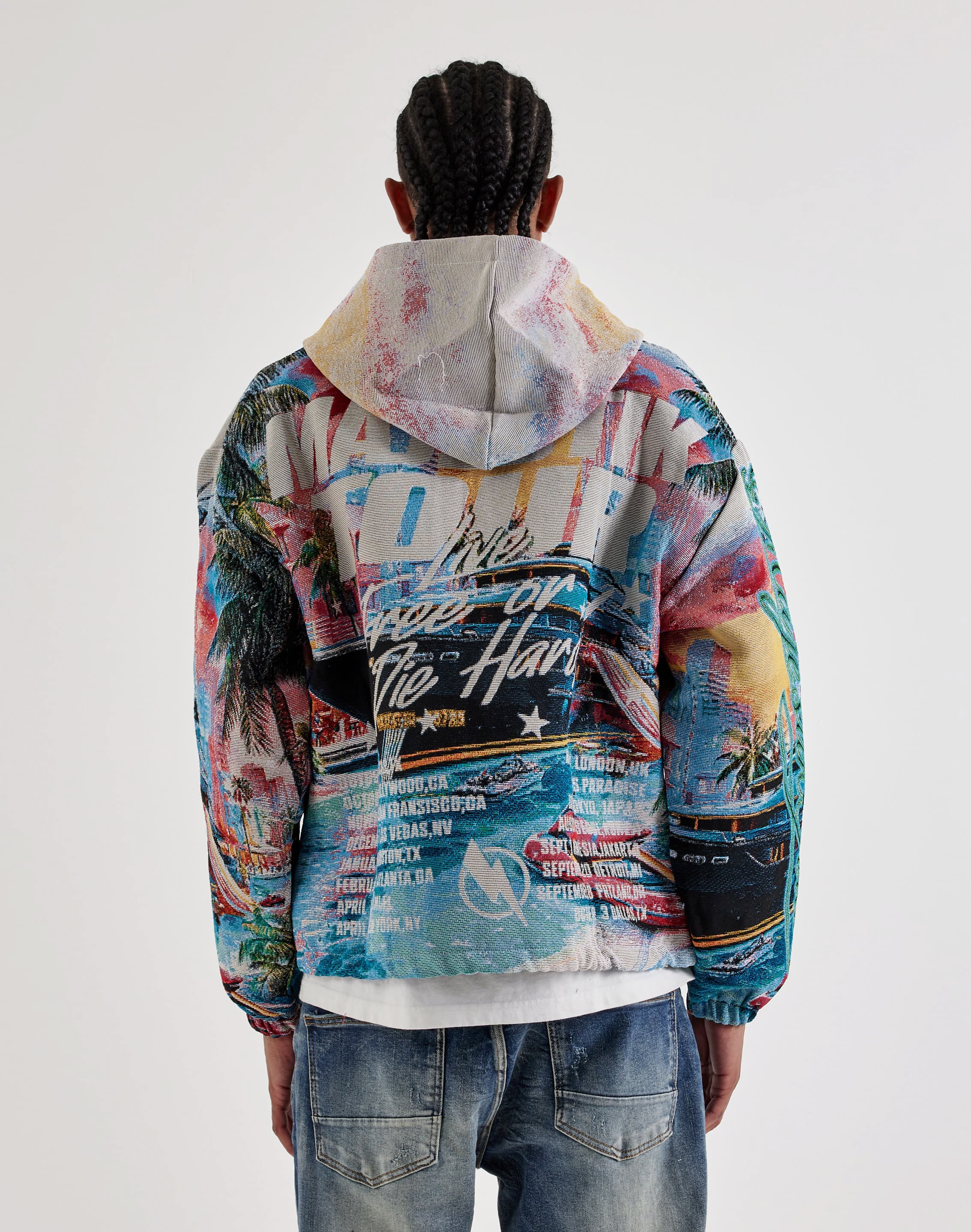 Majestik Paradise Tour Full-Zip Tapestry Hoodie, image 2 of 4