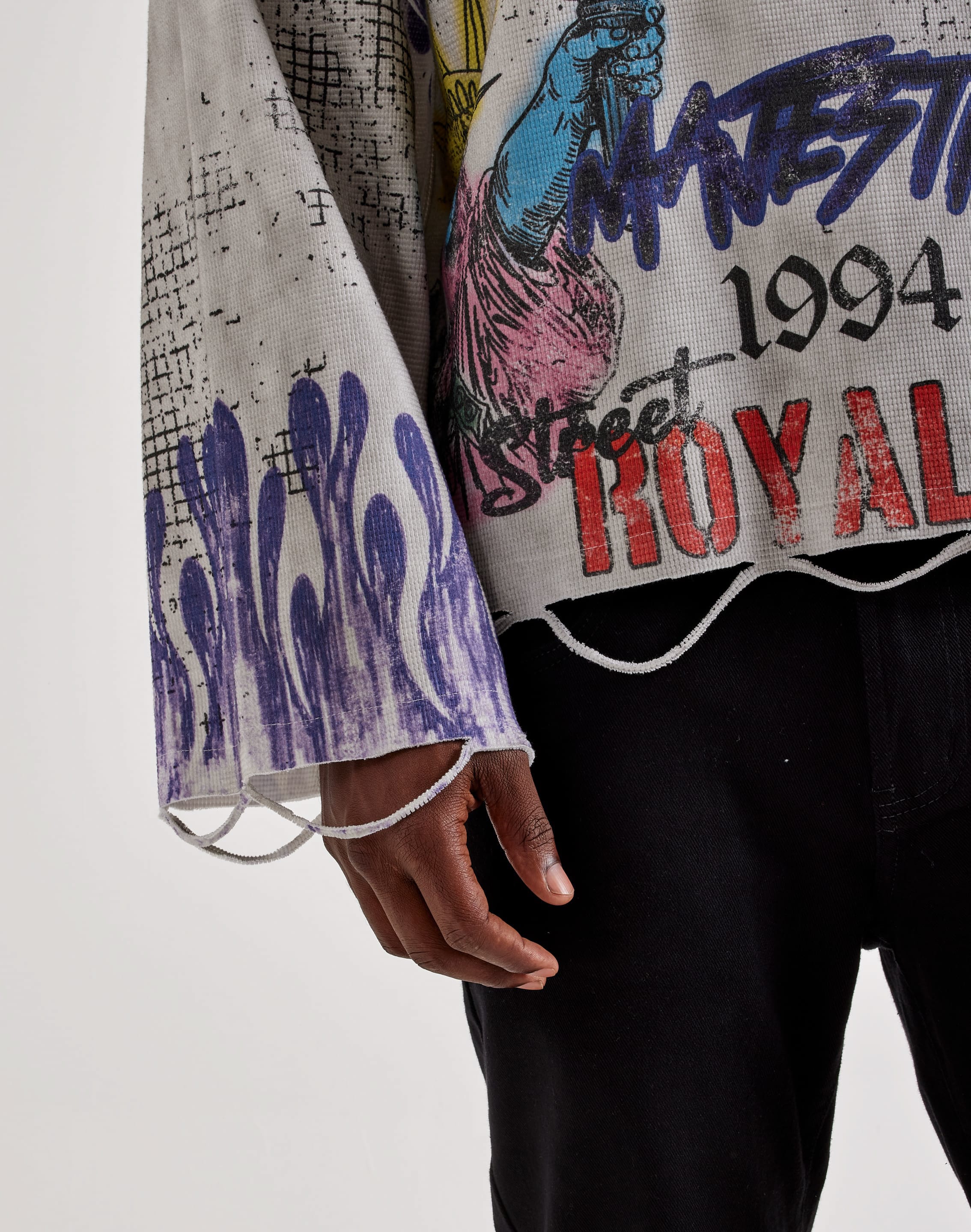 Photo of Majestik Royalty Long-Sleeve Thermal Shirt