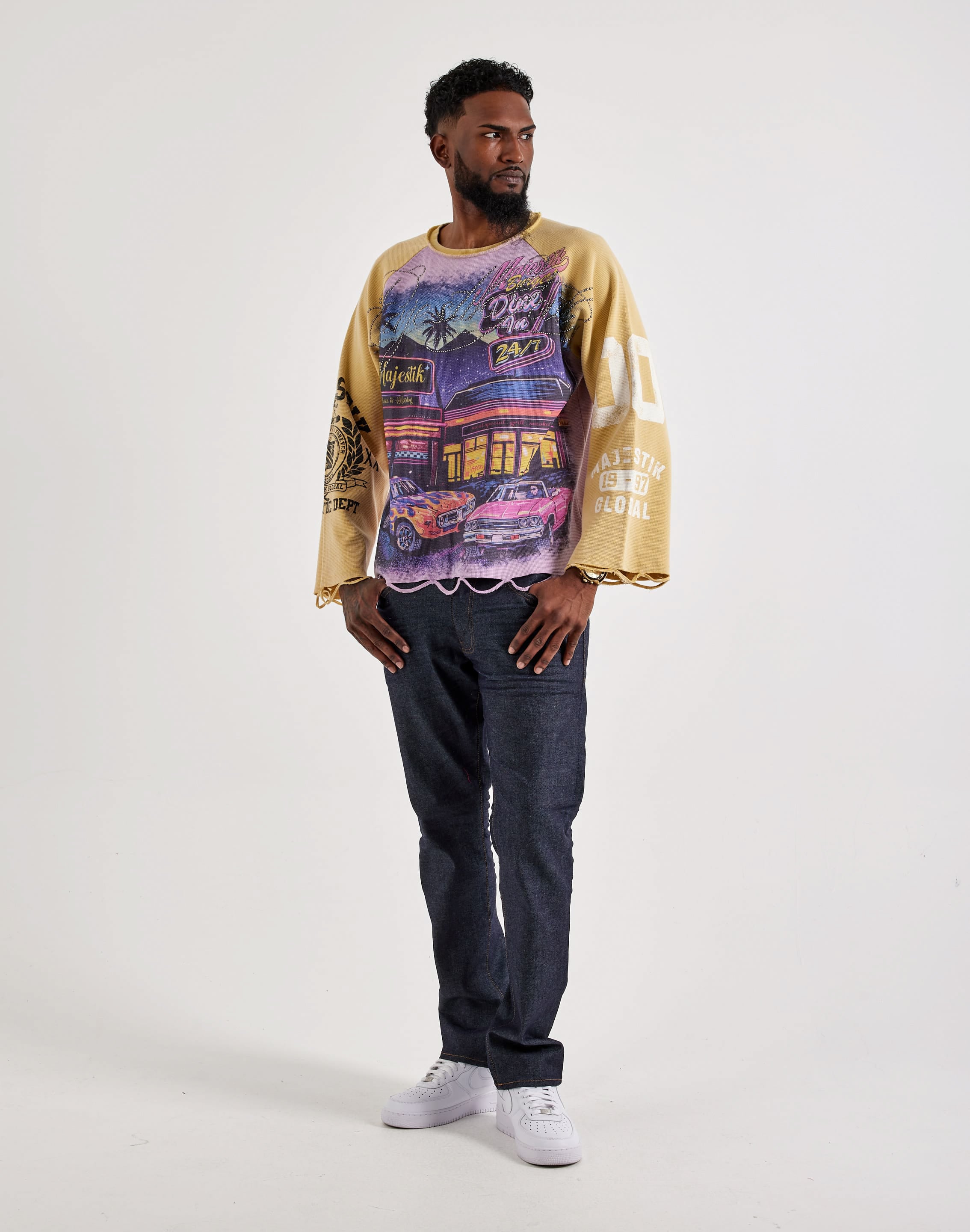 Photo of Majestik Diner Long-Sleeve Thermal Shirt