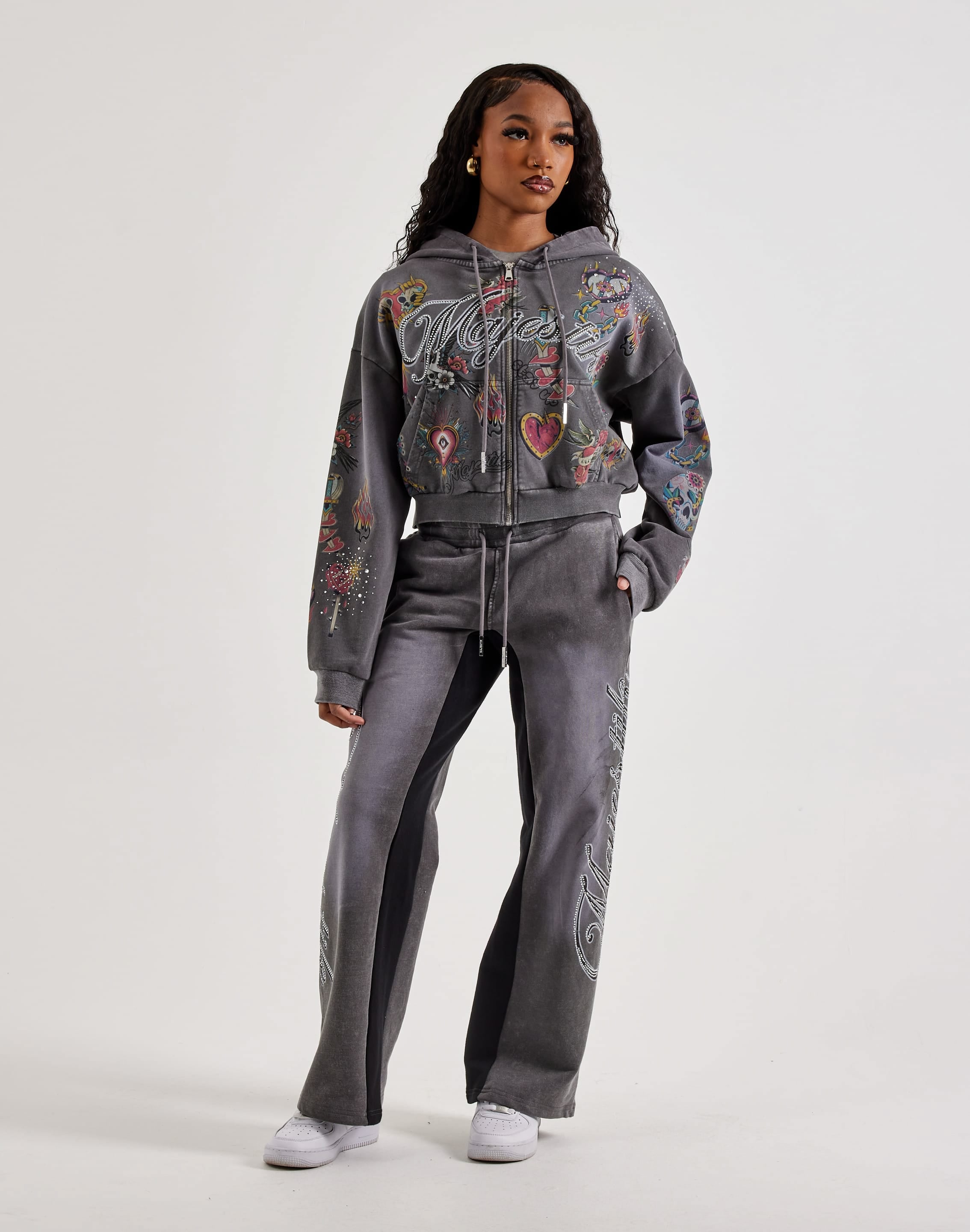 Majestik Allover Print Full-Zip Fleece Hoodie – DTLR