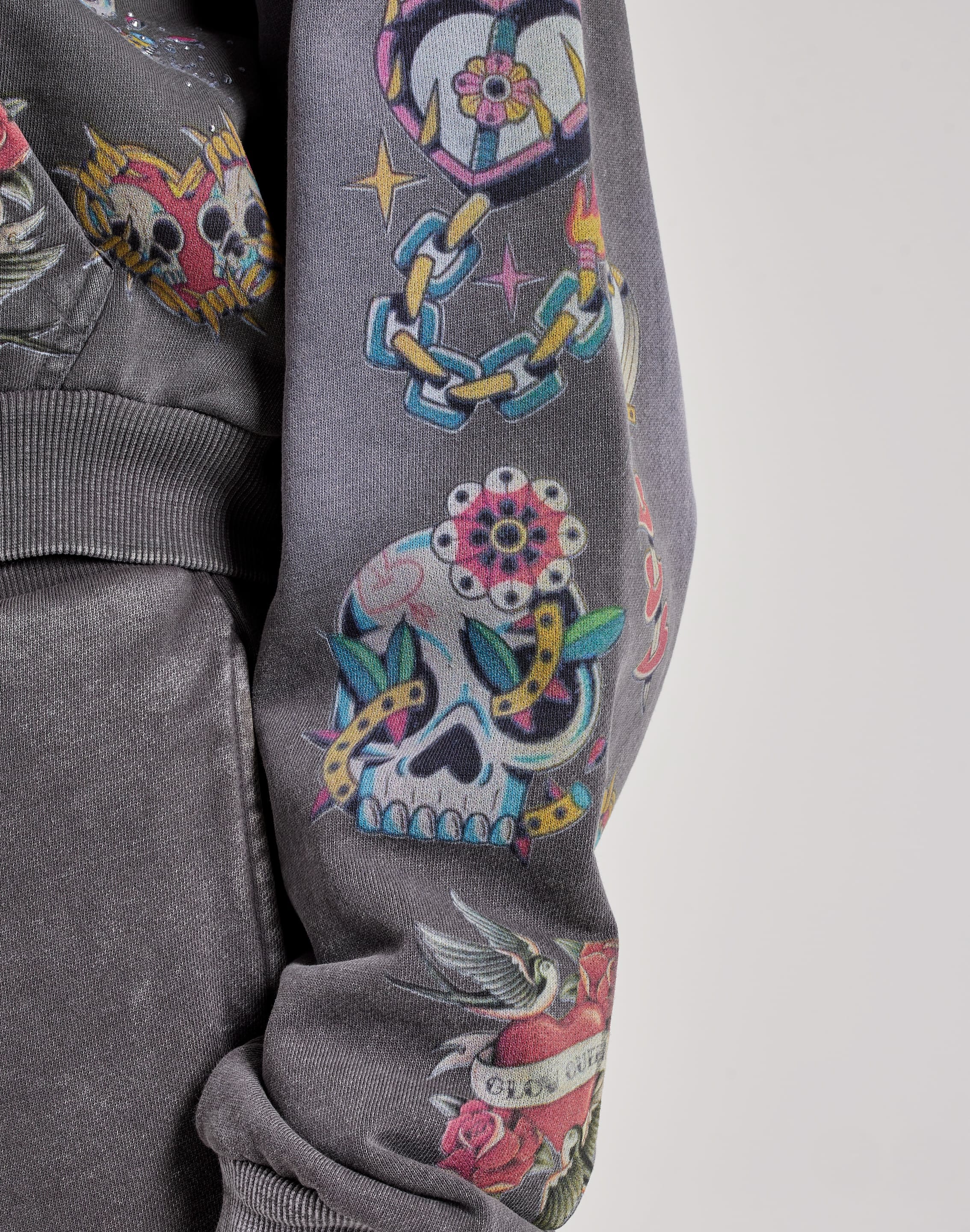 Photo of Majestik Allover Print Full-Zip Fleece Hoodie