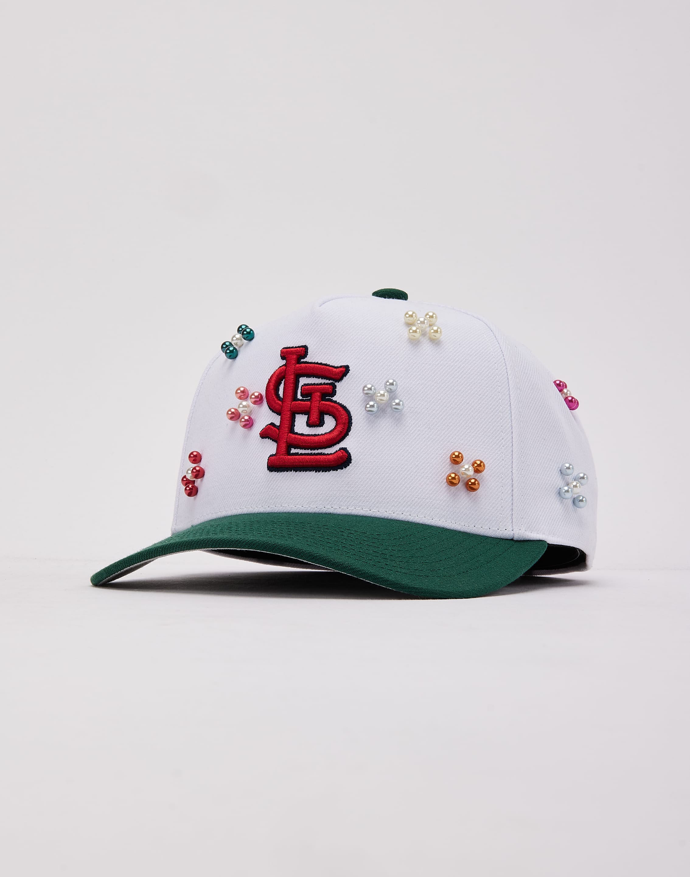 Photo of Mitchell & Ness MLB St. Louis Cardinals Beaded Pro Pinch Snapback Hat