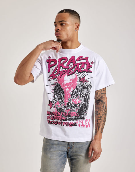 TSY PRAYING HANDS TEE 白黒セット PRAYING HANDS TEE // BLACK | tattoostudioyamada