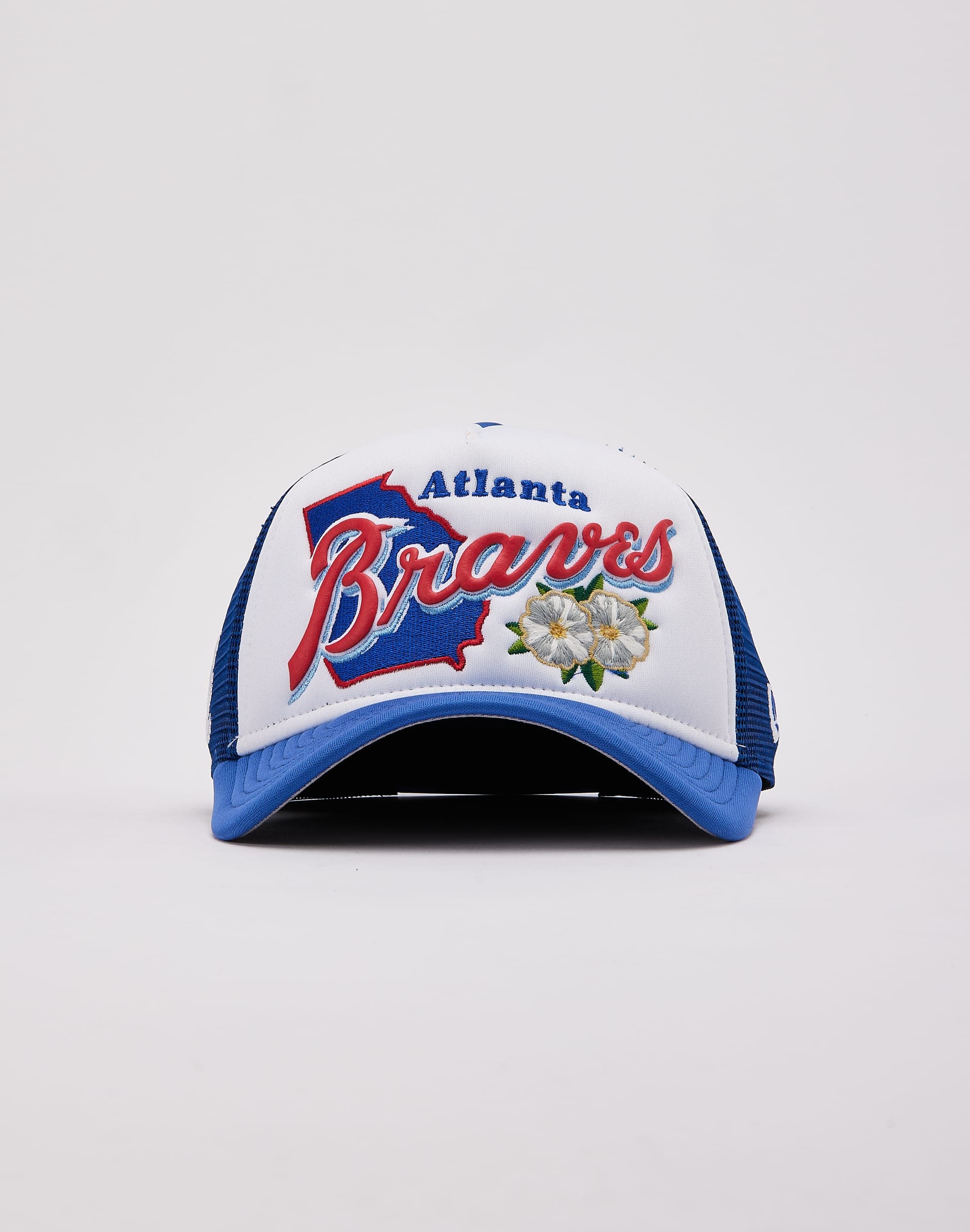 New Era MLB Atlanta Braves State Flower Trucker Hat