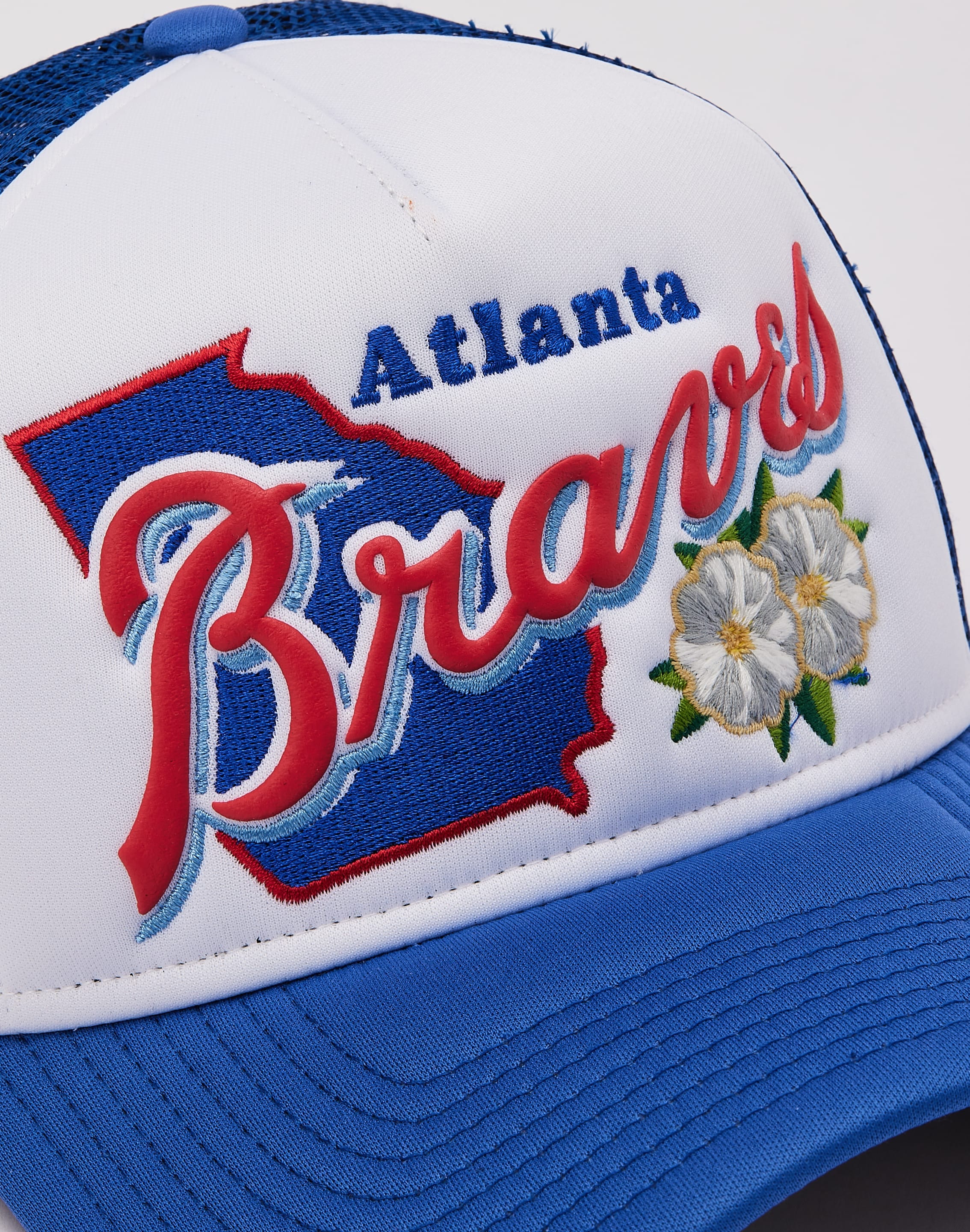 New Era MLB Atlanta Braves State Flower Trucker Hat