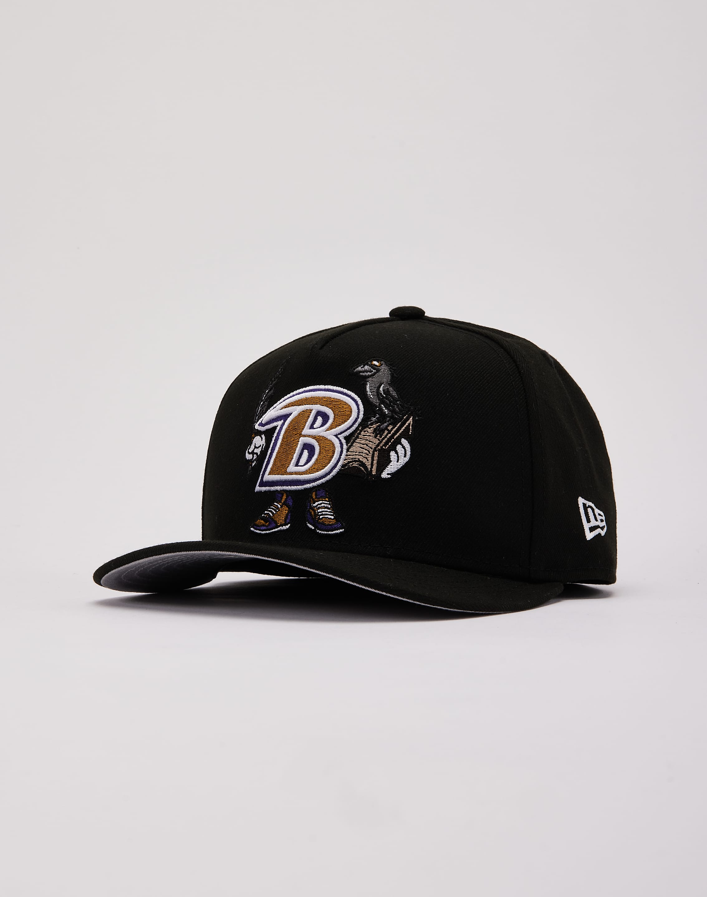 Photo of New Era NFL Baltimore Ravens Cartoon 9Fifty A-Frame Snapback Hat