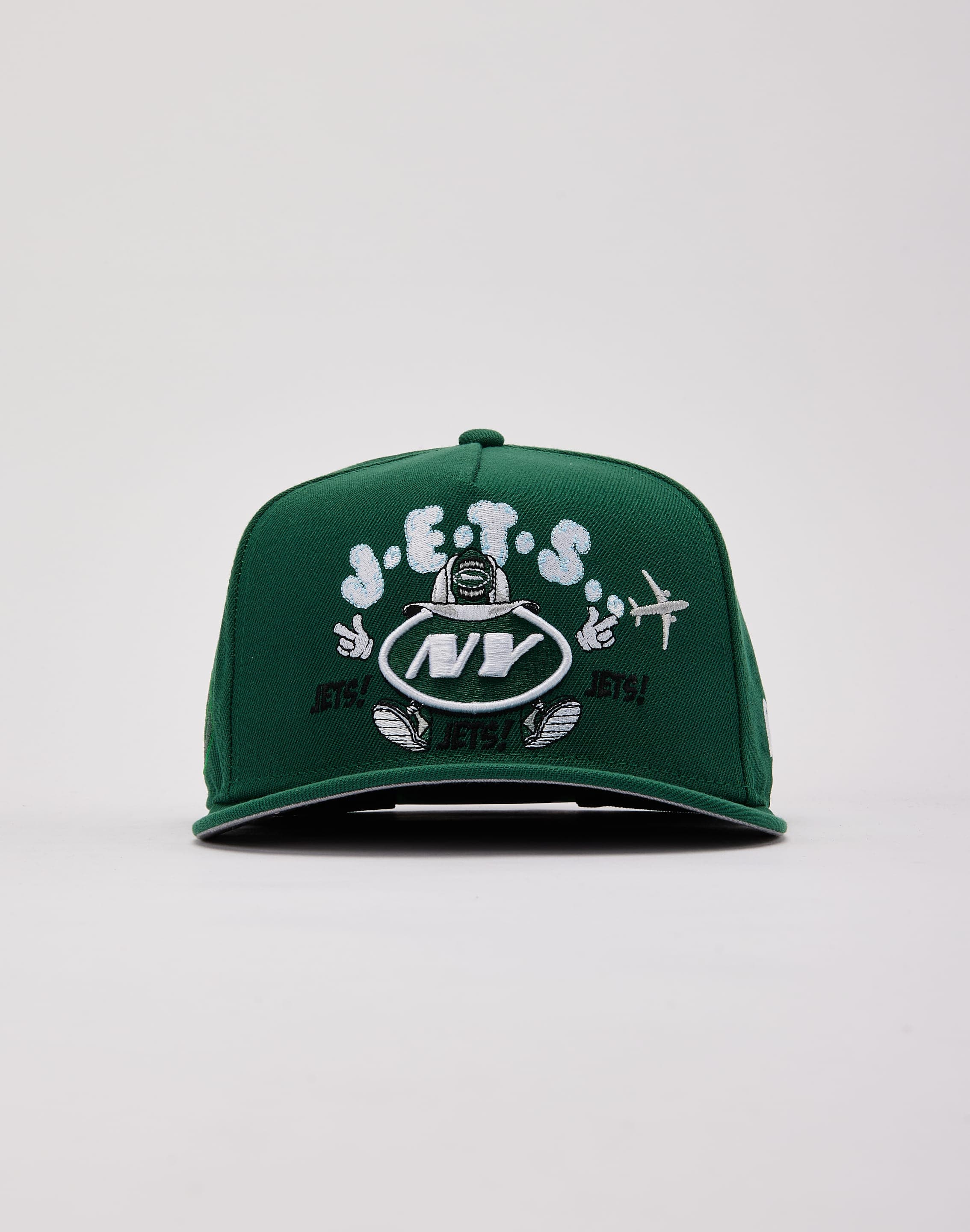 Photo of New Era NFL New York Jets Cartoon 9Fifty A-Frame Snapback Hat