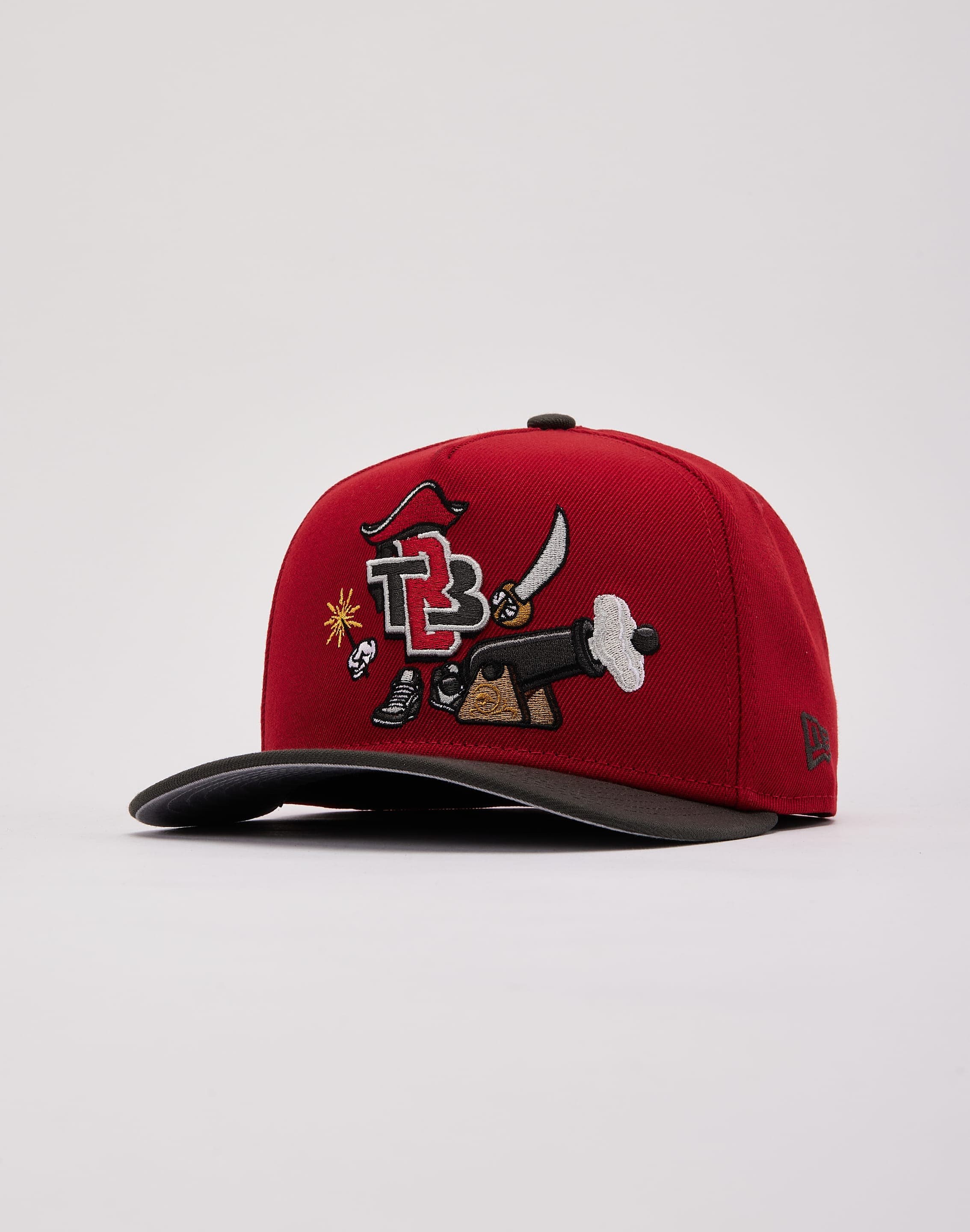 Photo of New Era NFL Tampa Bay Buccaneers Cartoon 9Fifty A-Frame Snapback Hat