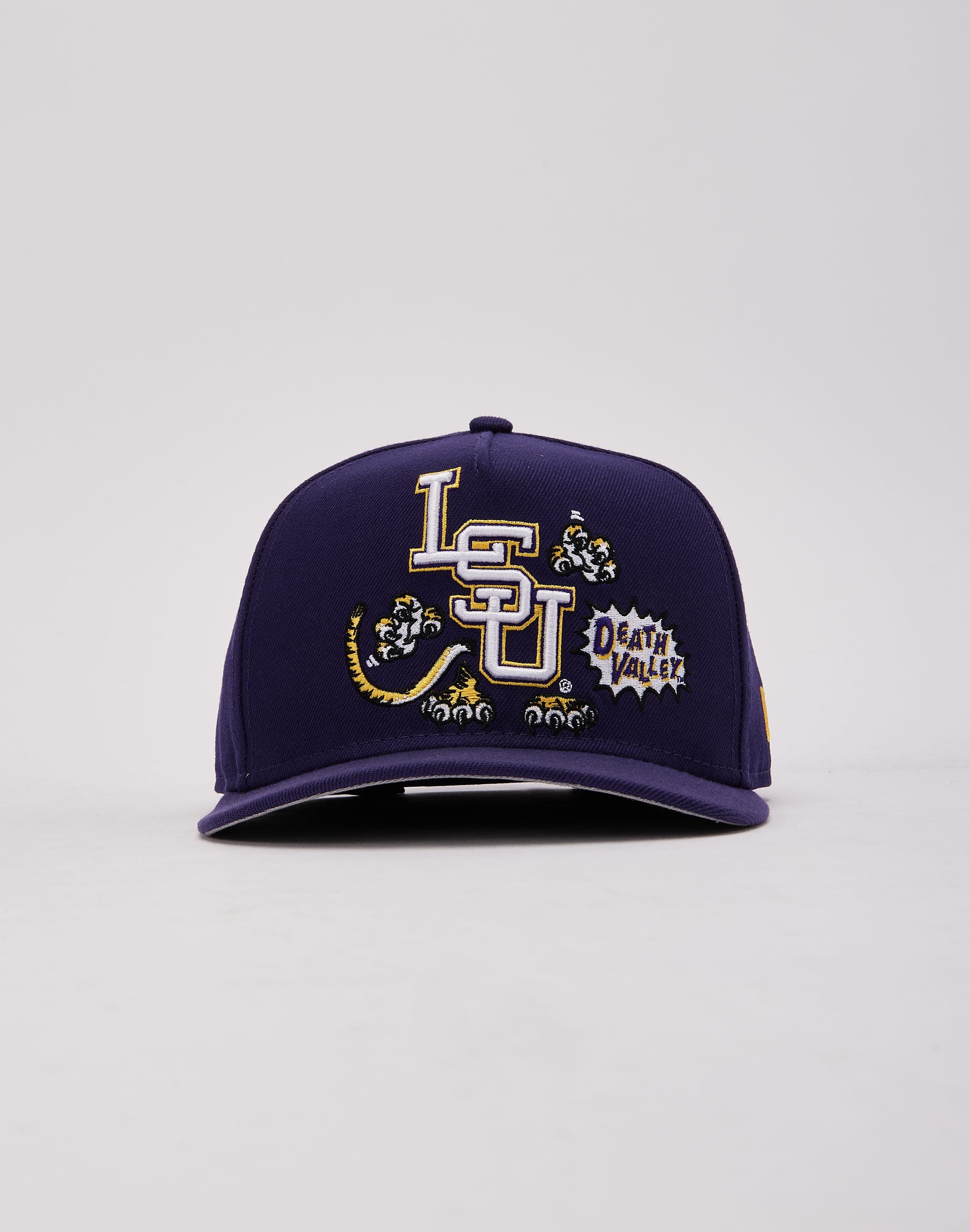 Photo of New Era NCAA LSU Tigers 9Fifty A-Frame Cartoon Snapback Hat