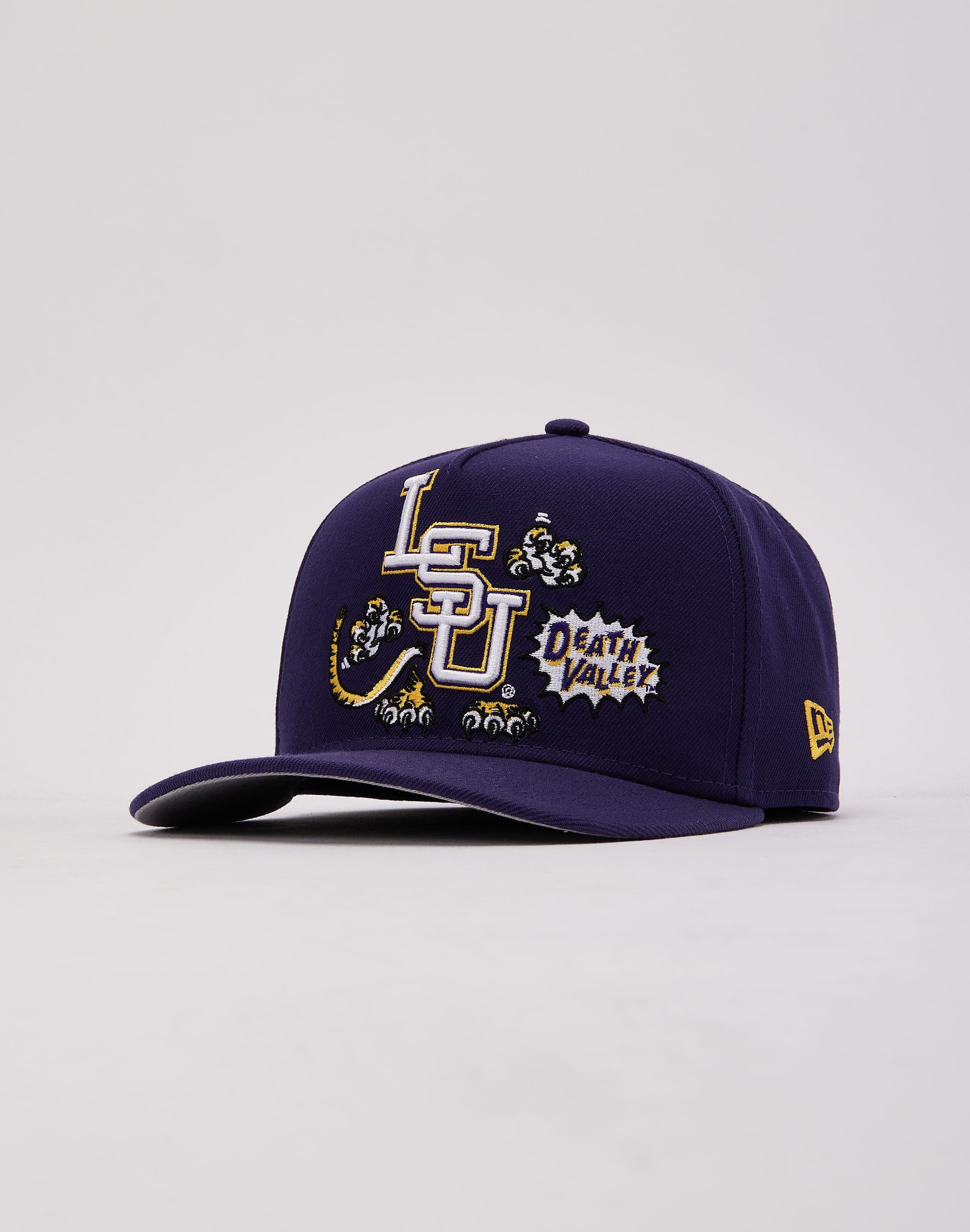 Photo of New Era NCAA LSU Tigers 9Fifty A-Frame Cartoon Snapback Hat