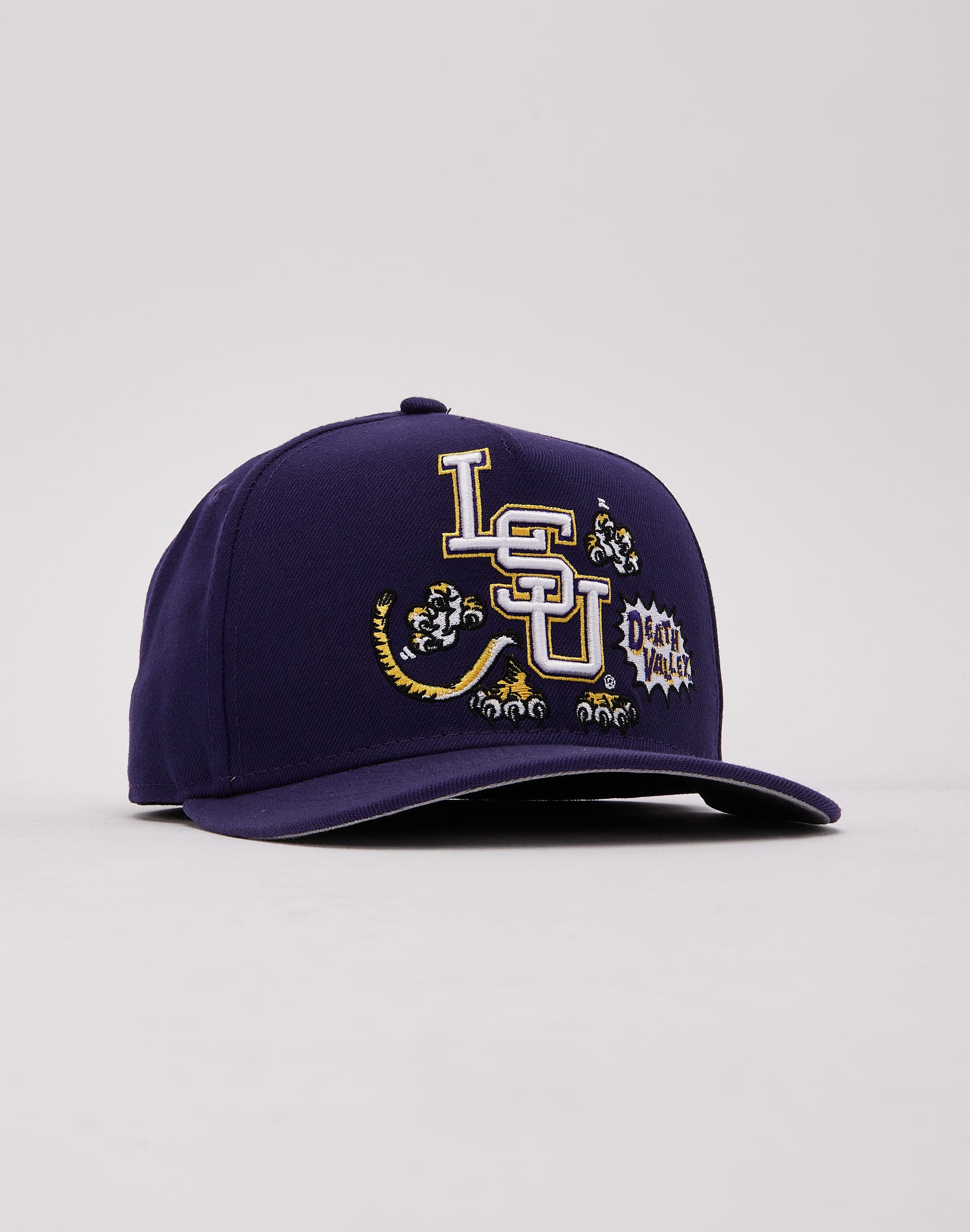 Photo of New Era NCAA LSU Tigers 9Fifty A-Frame Cartoon Snapback Hat