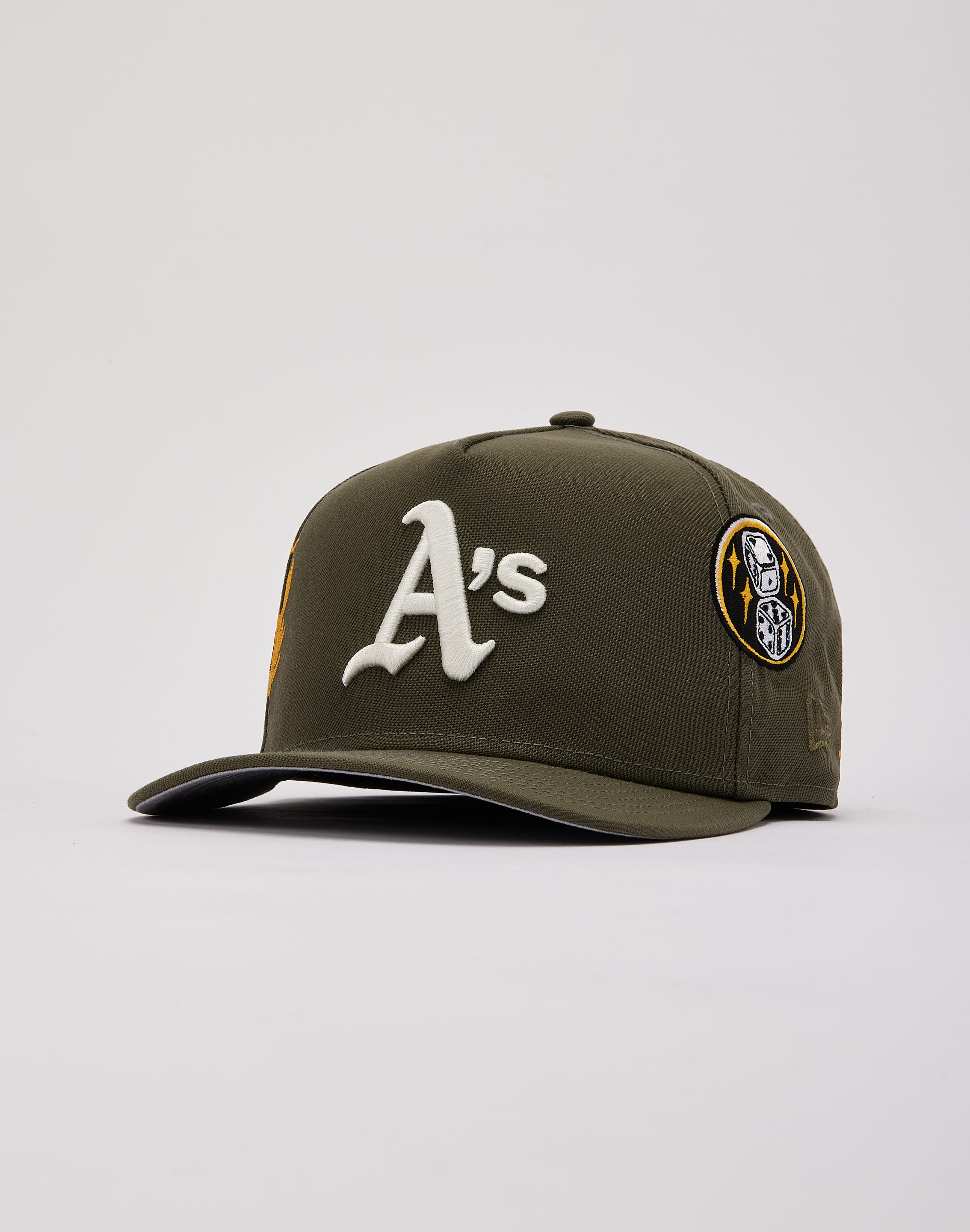 Photo of New Era MLB Oakland Athletics 9Fifty A-Frame Lucky Patch Snapback Hat