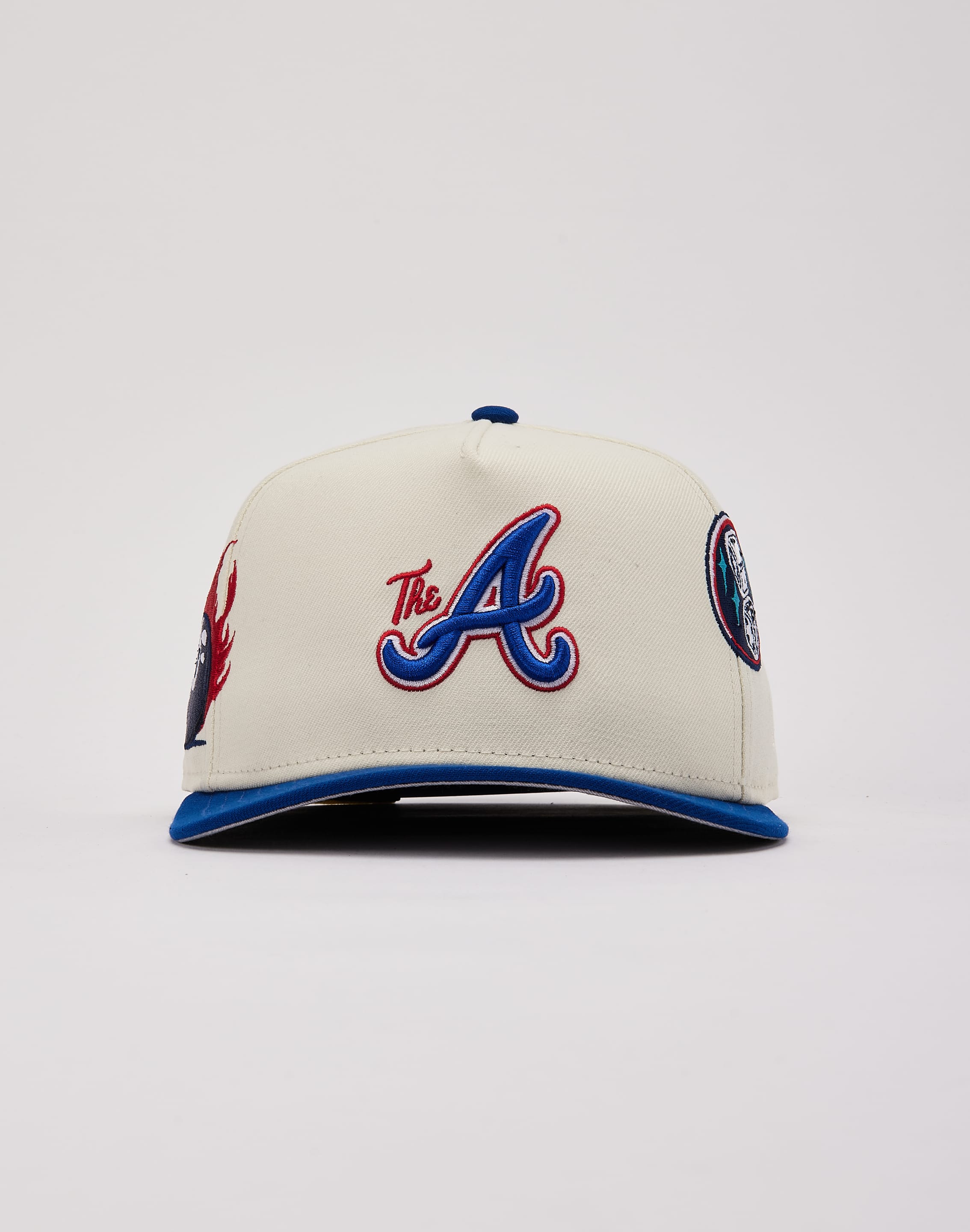 Photo of New Era MLB Atlanta Braves 9Fifty A-Frame Lucky Patch Snapback Hat