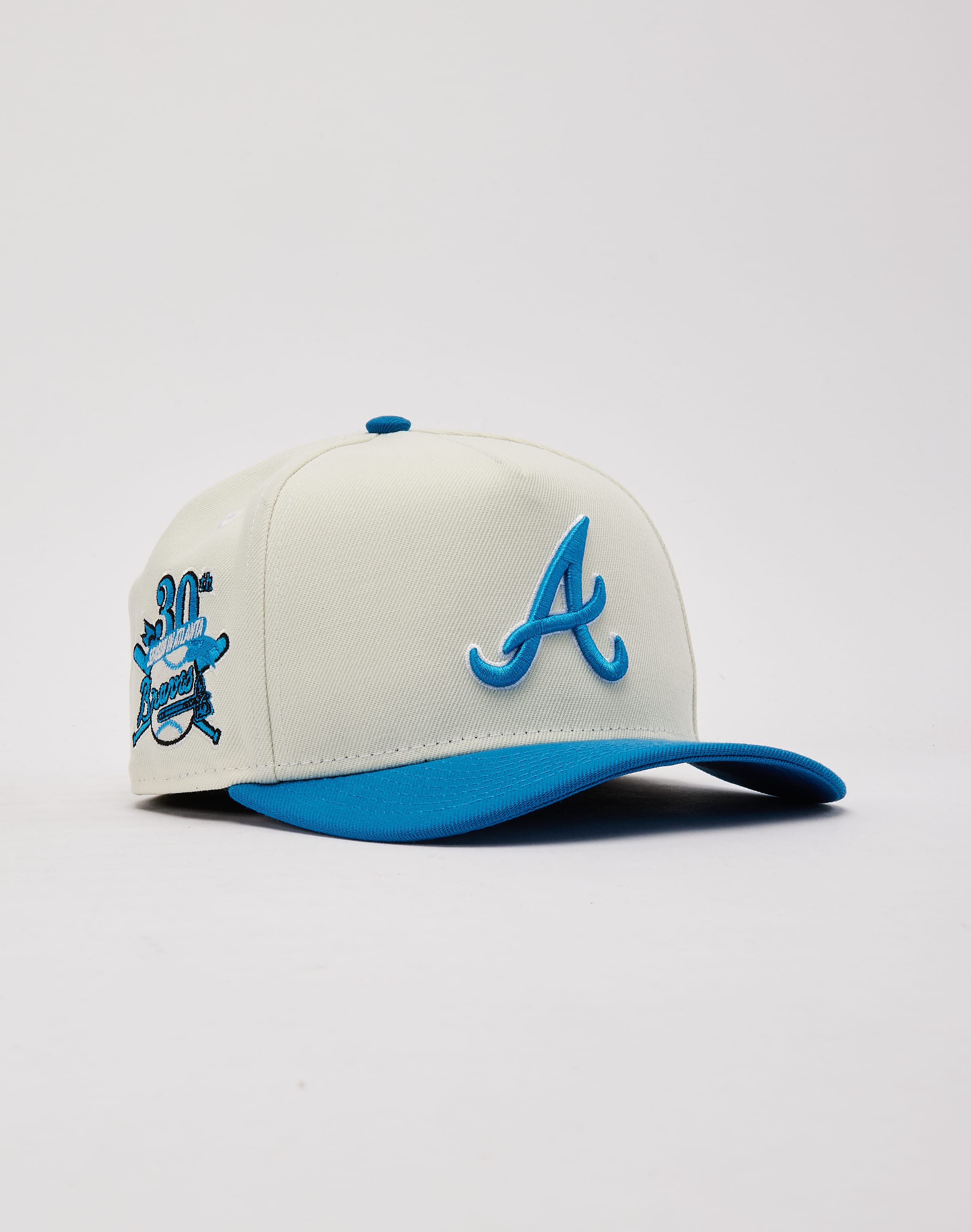 Light Blue Braves Hat Atlanta Braves Hat Brim Fitted Atlanta
