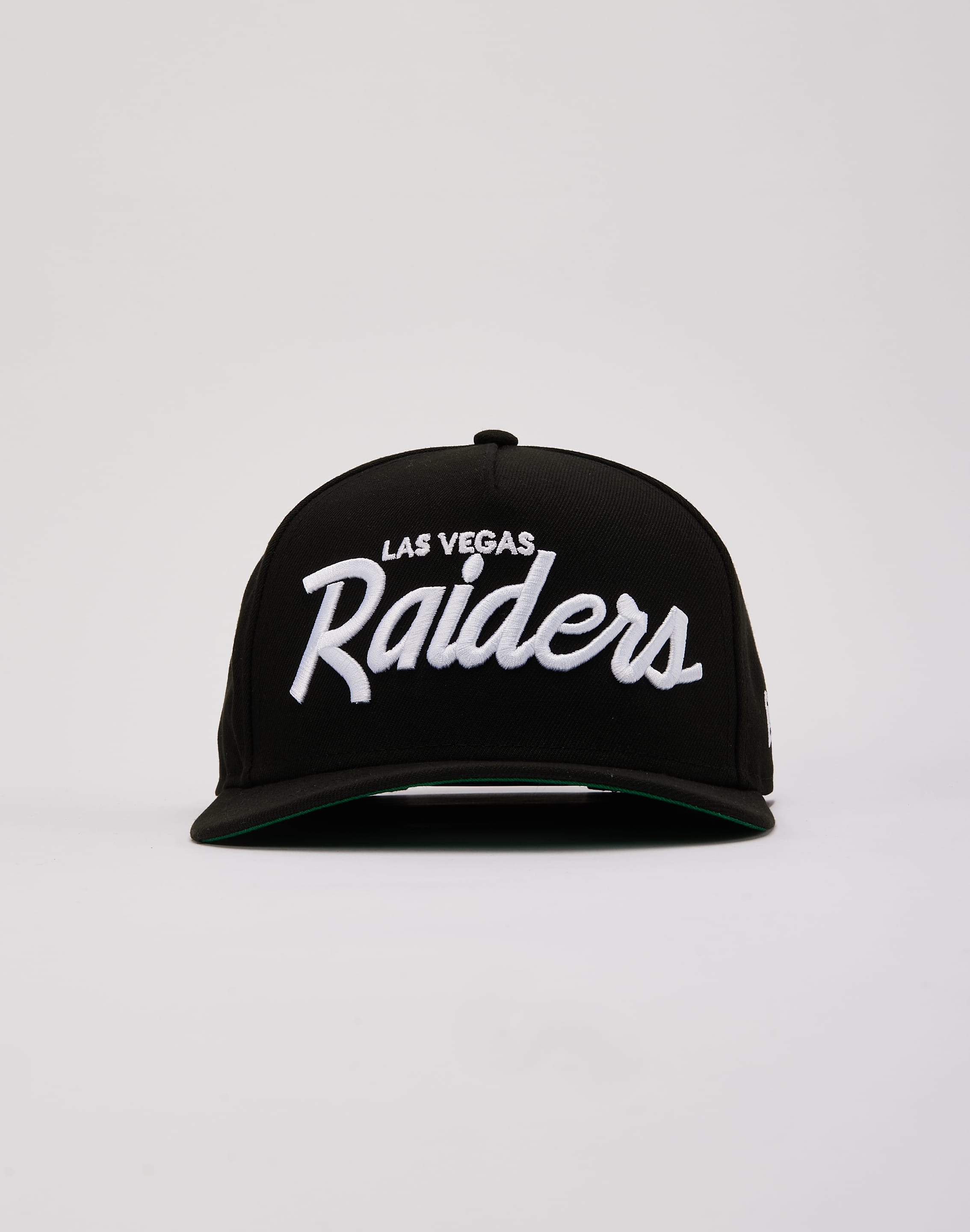 Photo of New Era NFL Las Vegas Raiders Script 9Fifty A-Frame Snapback Hat