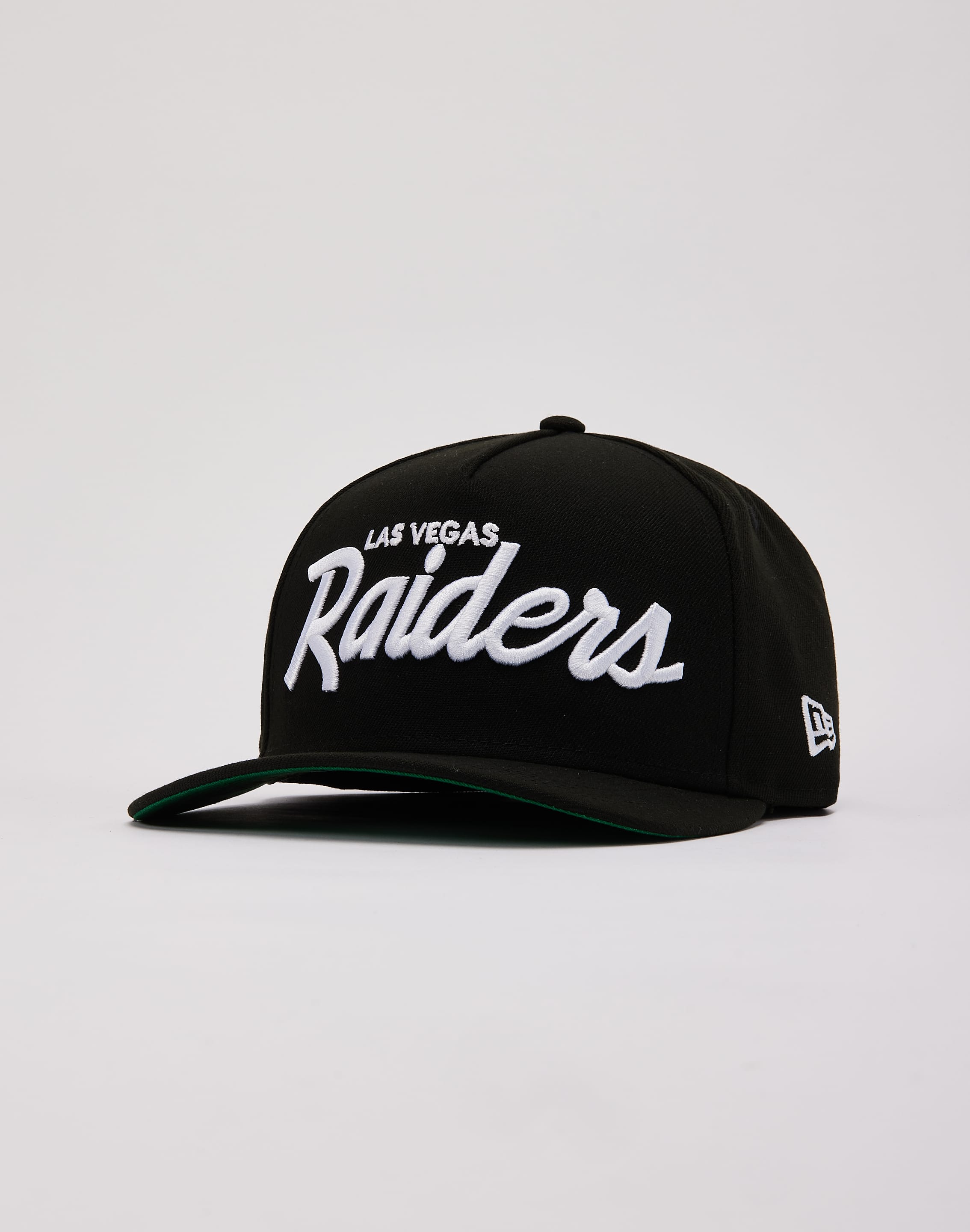Photo of New Era NFL Las Vegas Raiders Script 9Fifty A-Frame Snapback Hat