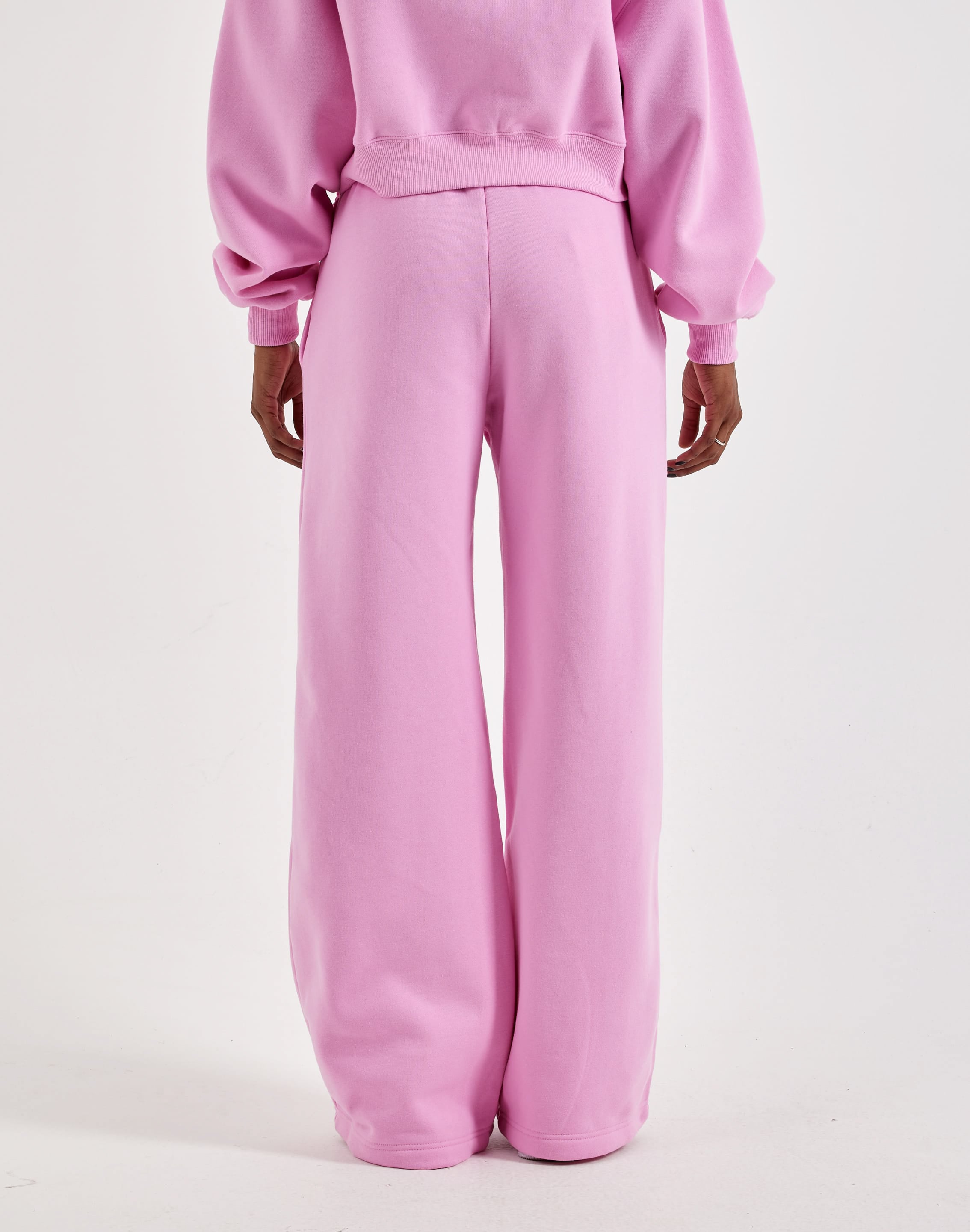 Photo of Nike Mid-Rise Wide-Leg Studio Fleece Pants