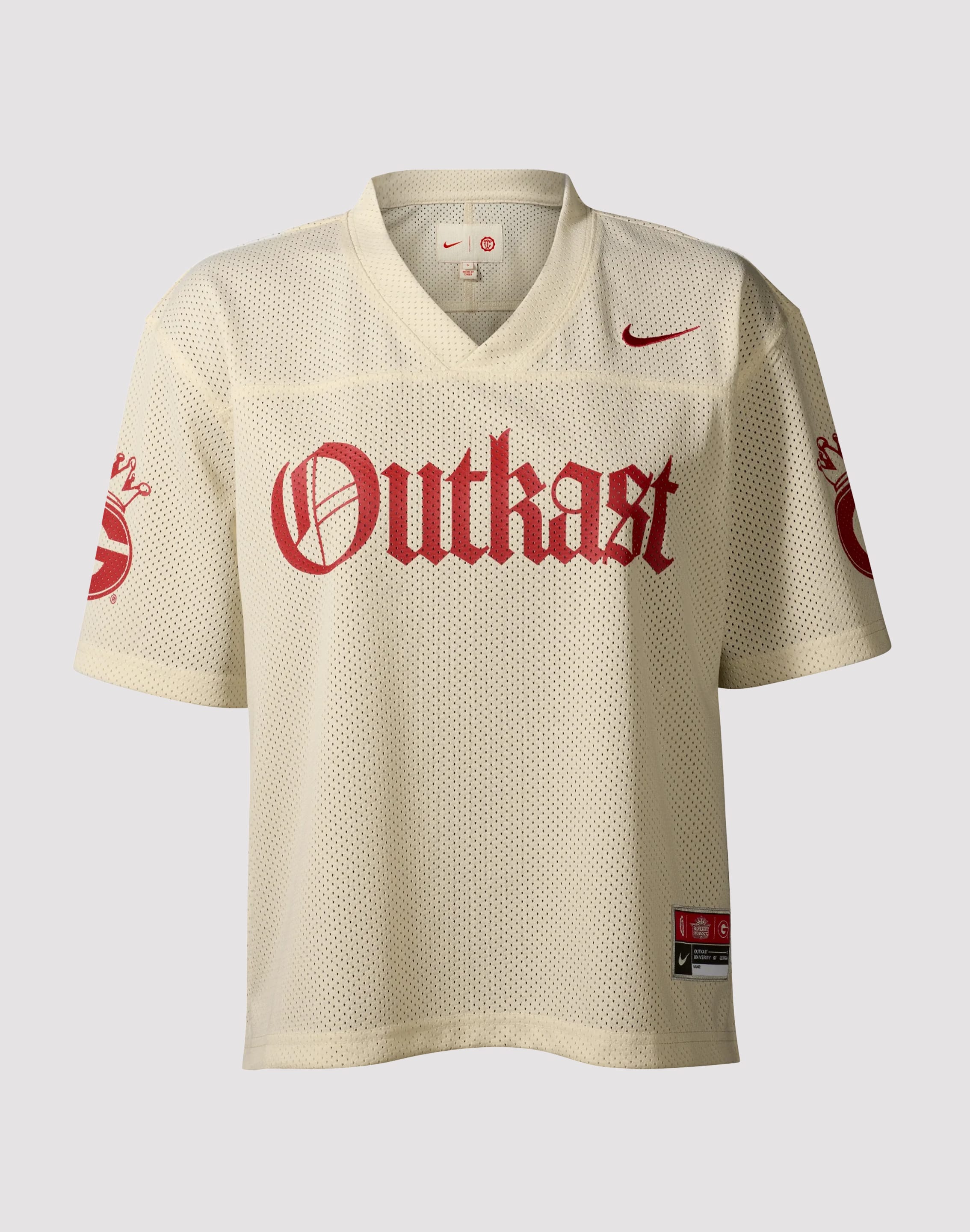 Nike UGA Outkast Cropped Jersey, image 1 of 2
