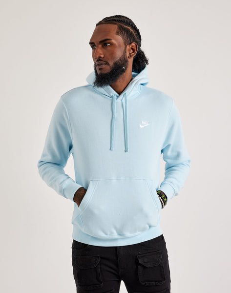 light blue nike hoodie mens