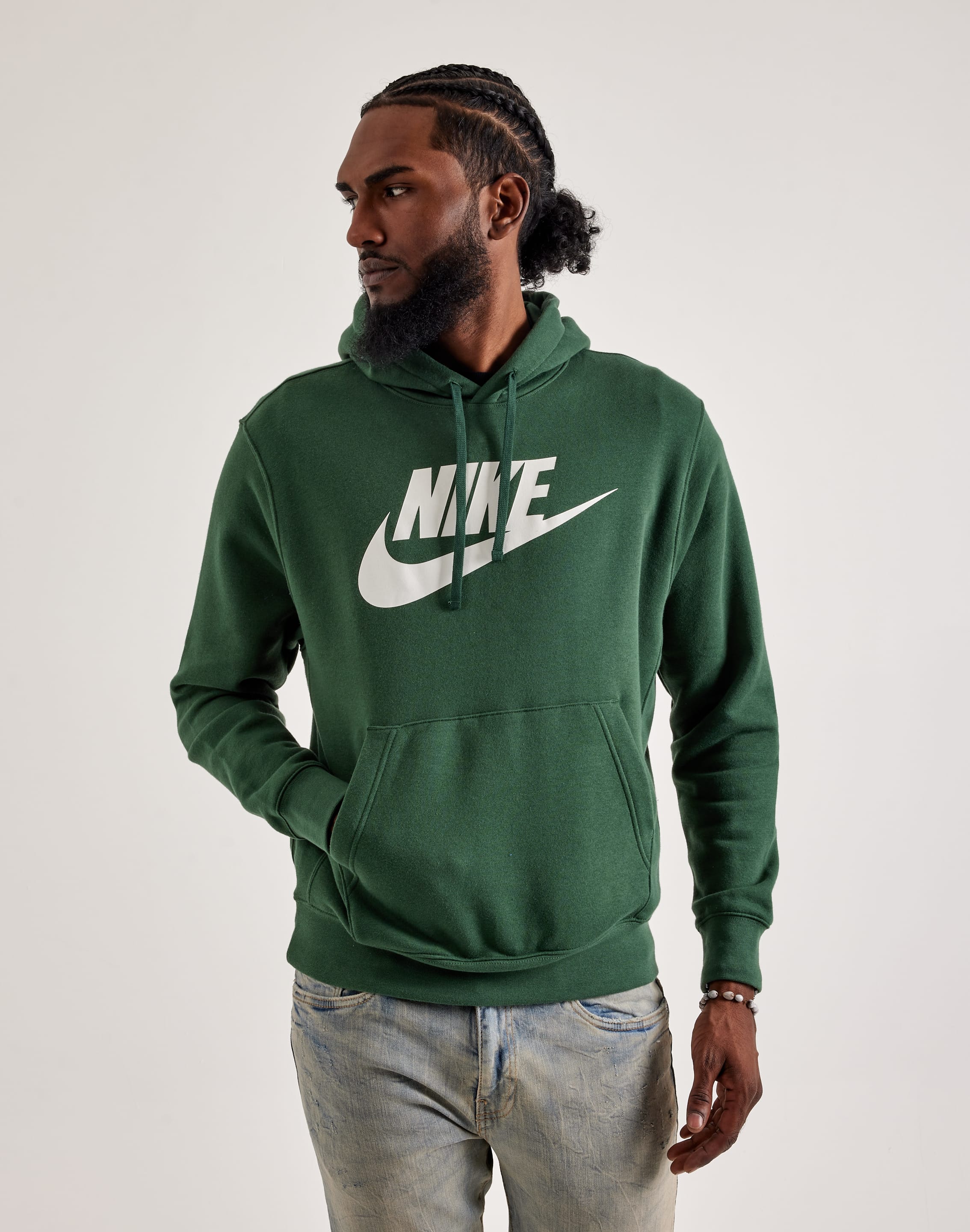 Nike Club Fleece Graphic Pullover Hoodie – DTLR - Main Image