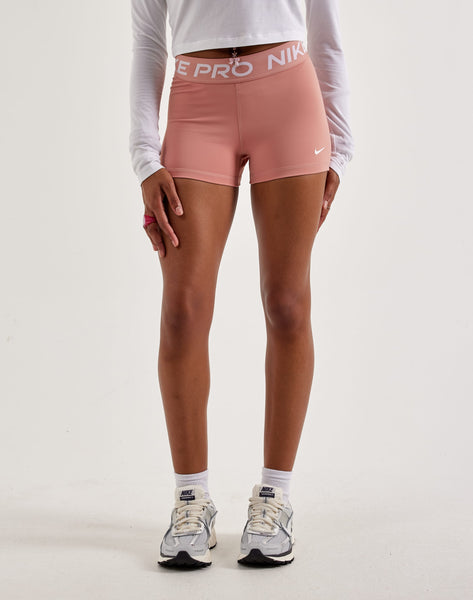 nike pro training shorts pink