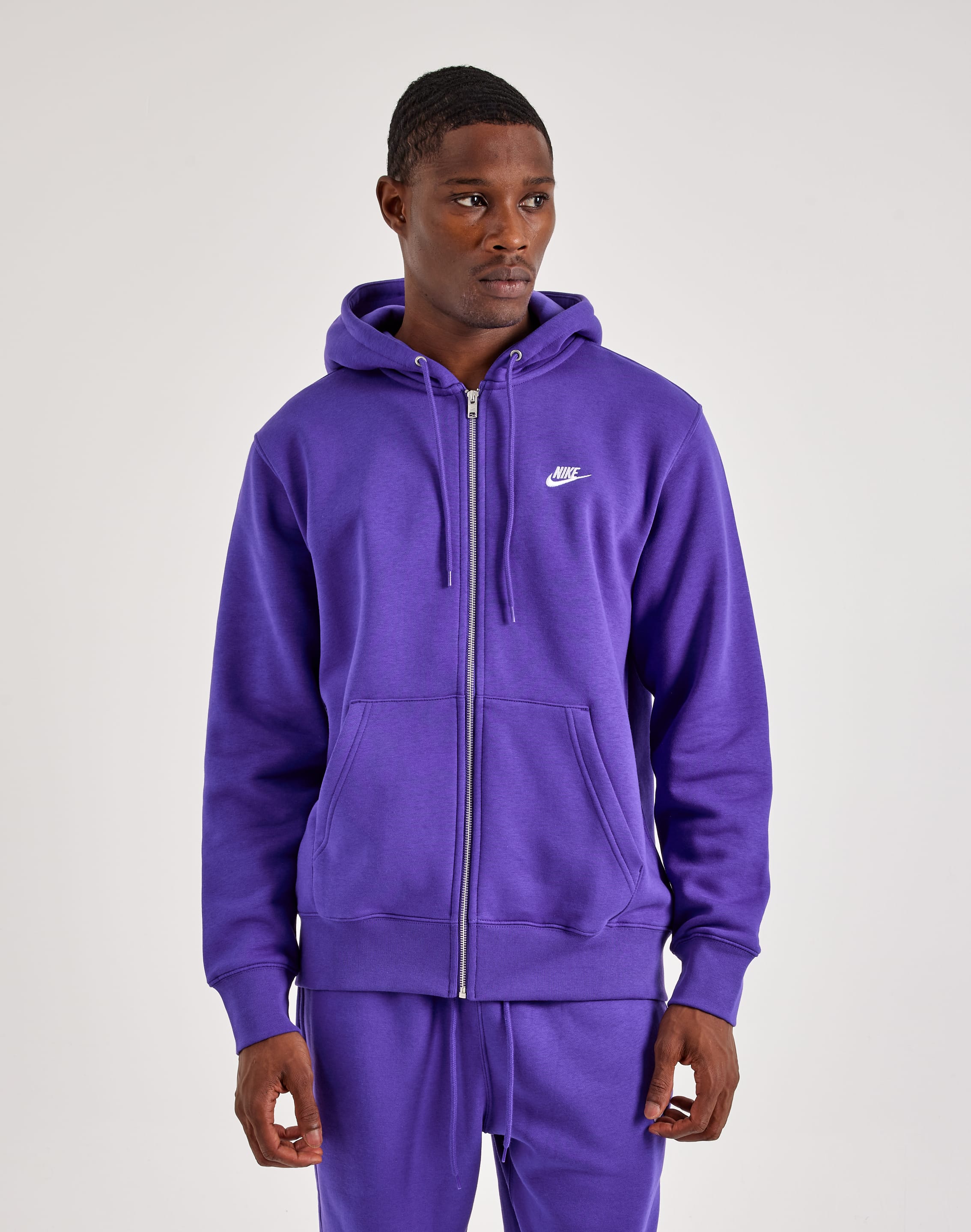 Fleece Mens Purple Nike Hoodie Fleece Pullover Light Purple Mens