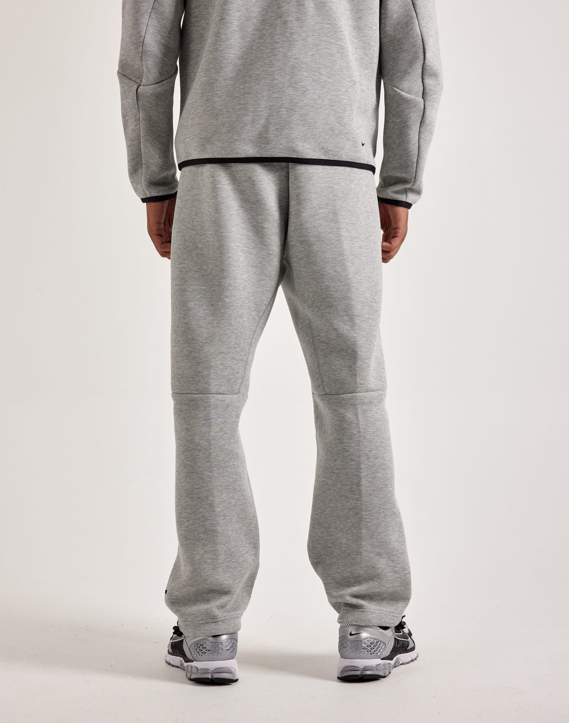 Grey Mens Nike Sweatpants Loose Fit Cool Grey Nike Tech Fleece