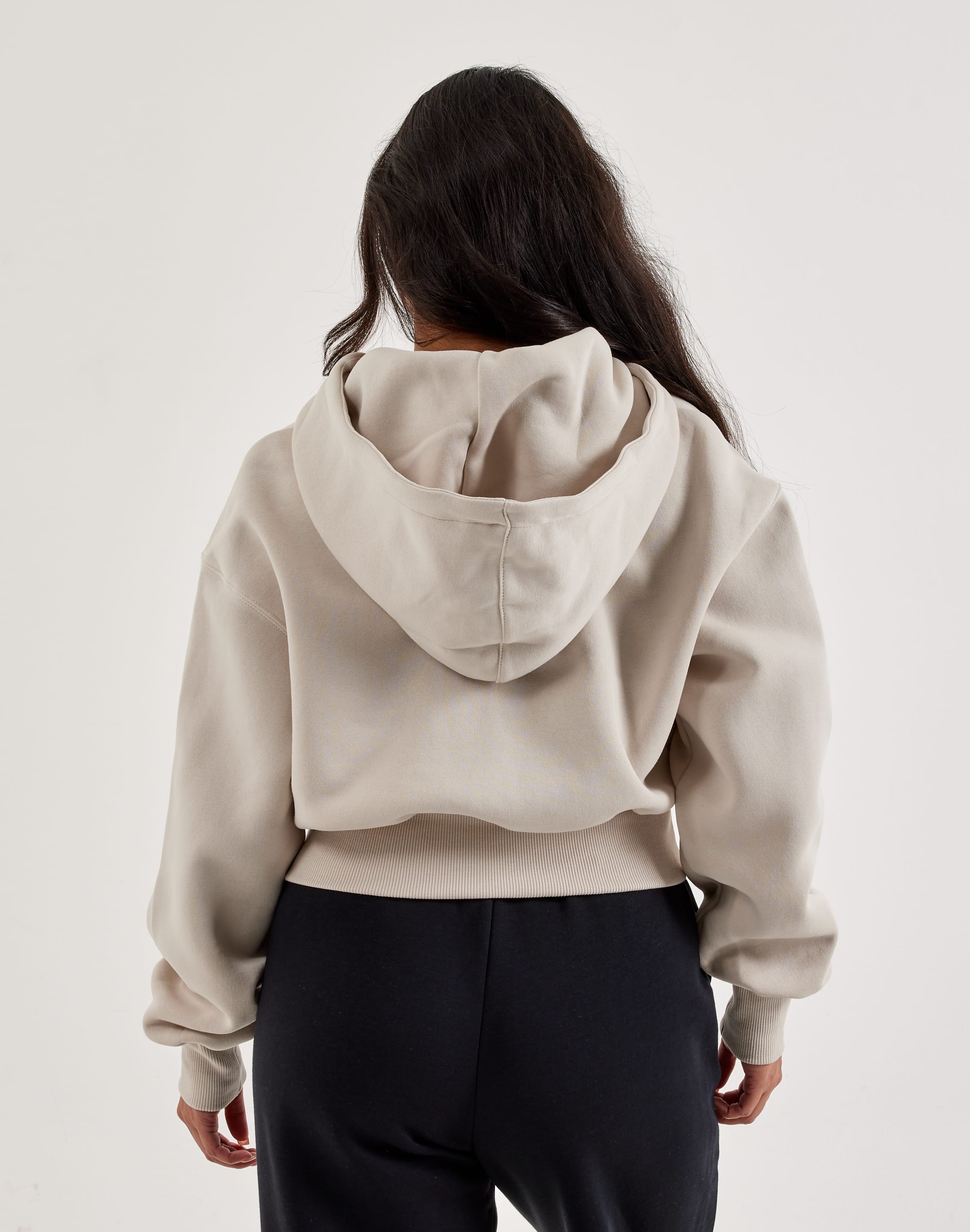 Nike Phoenix Fleece Loose Full-Zip Cropped Hoodie – DTLR