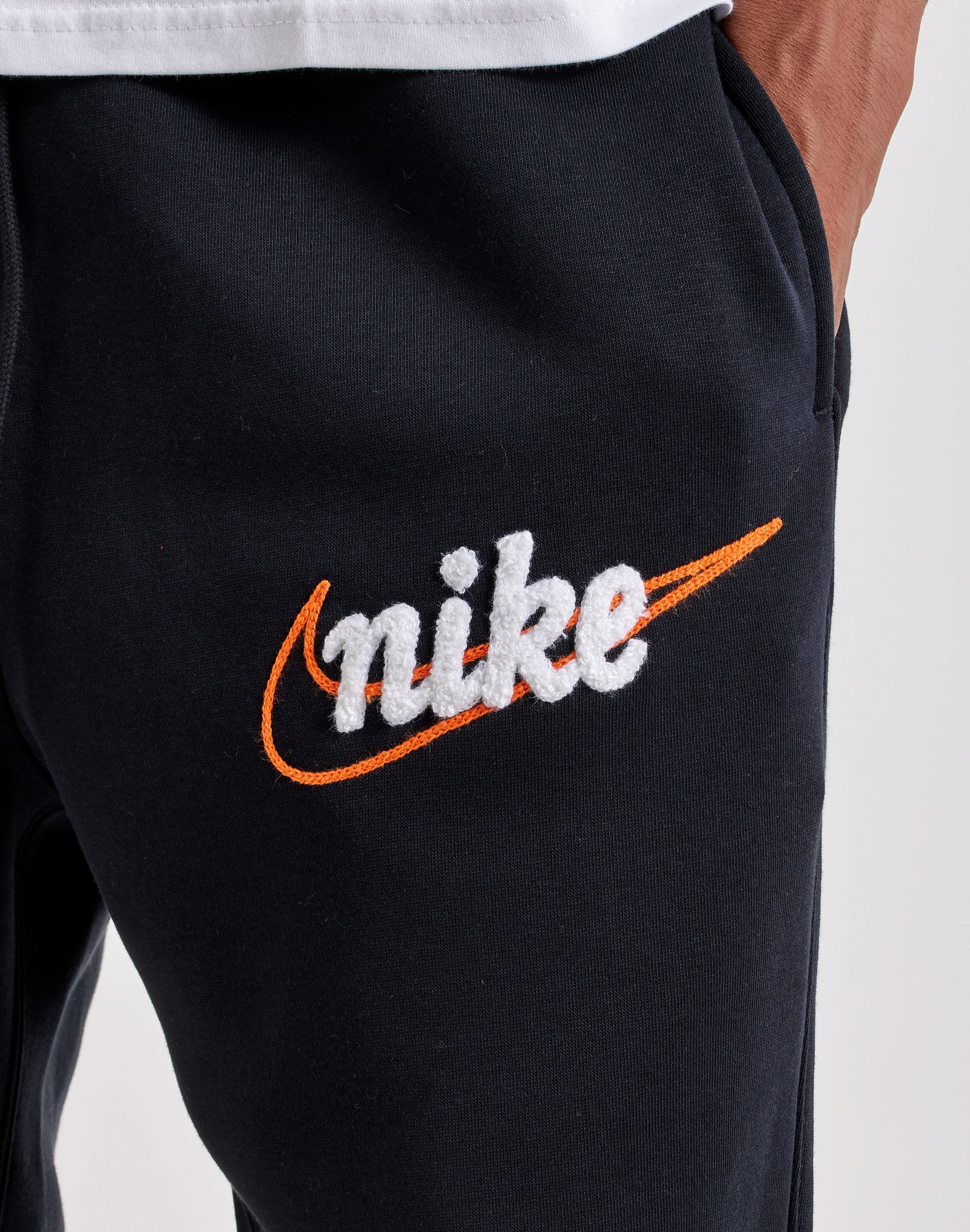 Photo of Nike Embroidered Script Fleece Joggers