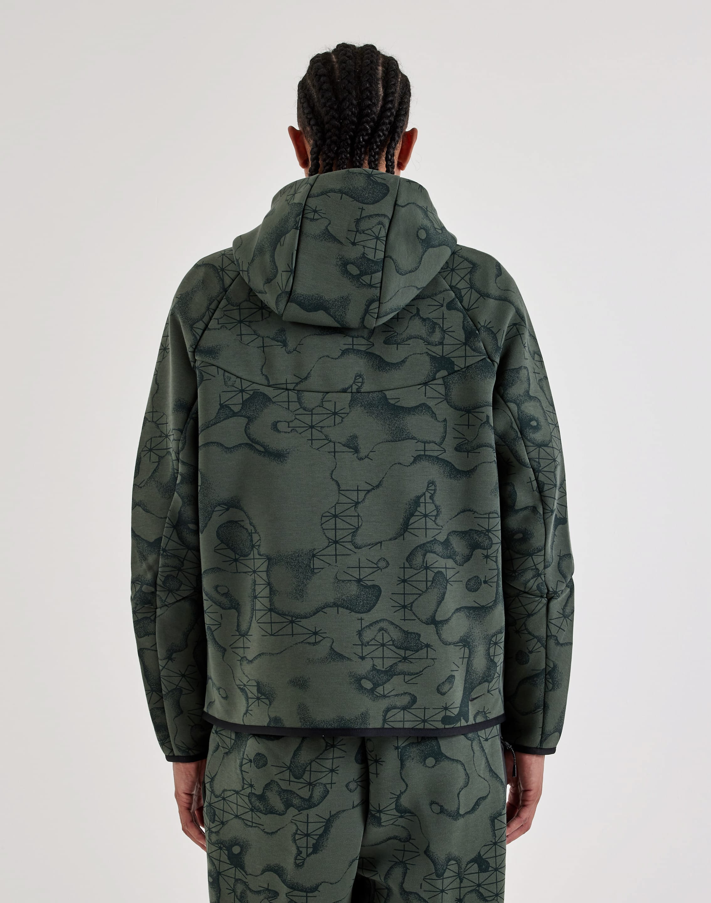 Nike Tech Fleece Windrunner Full-Zip Allover Print Hoodie, image 3 of 4