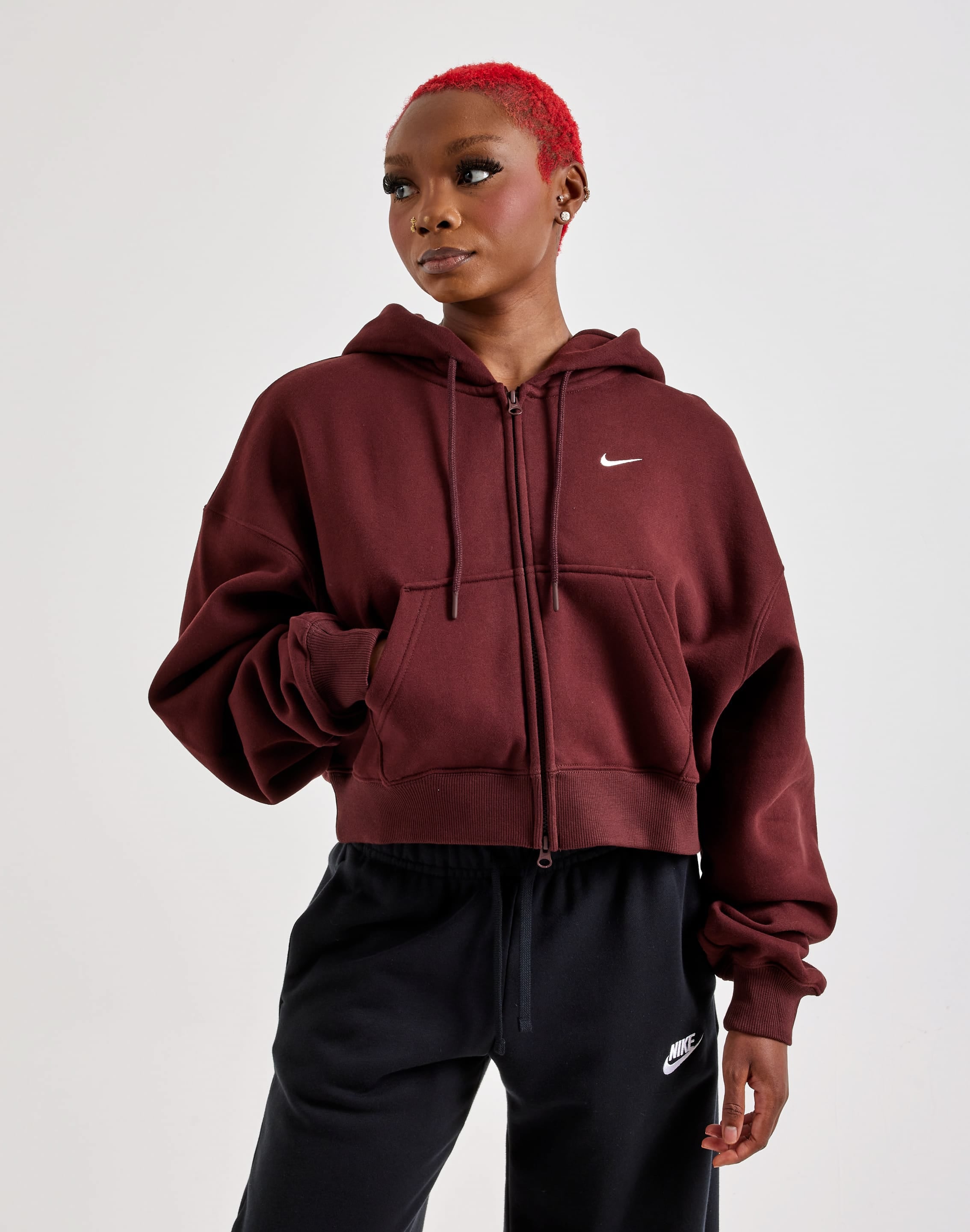 Nike Studio Fleece Full-Zip Hoodie, image 1 of 4