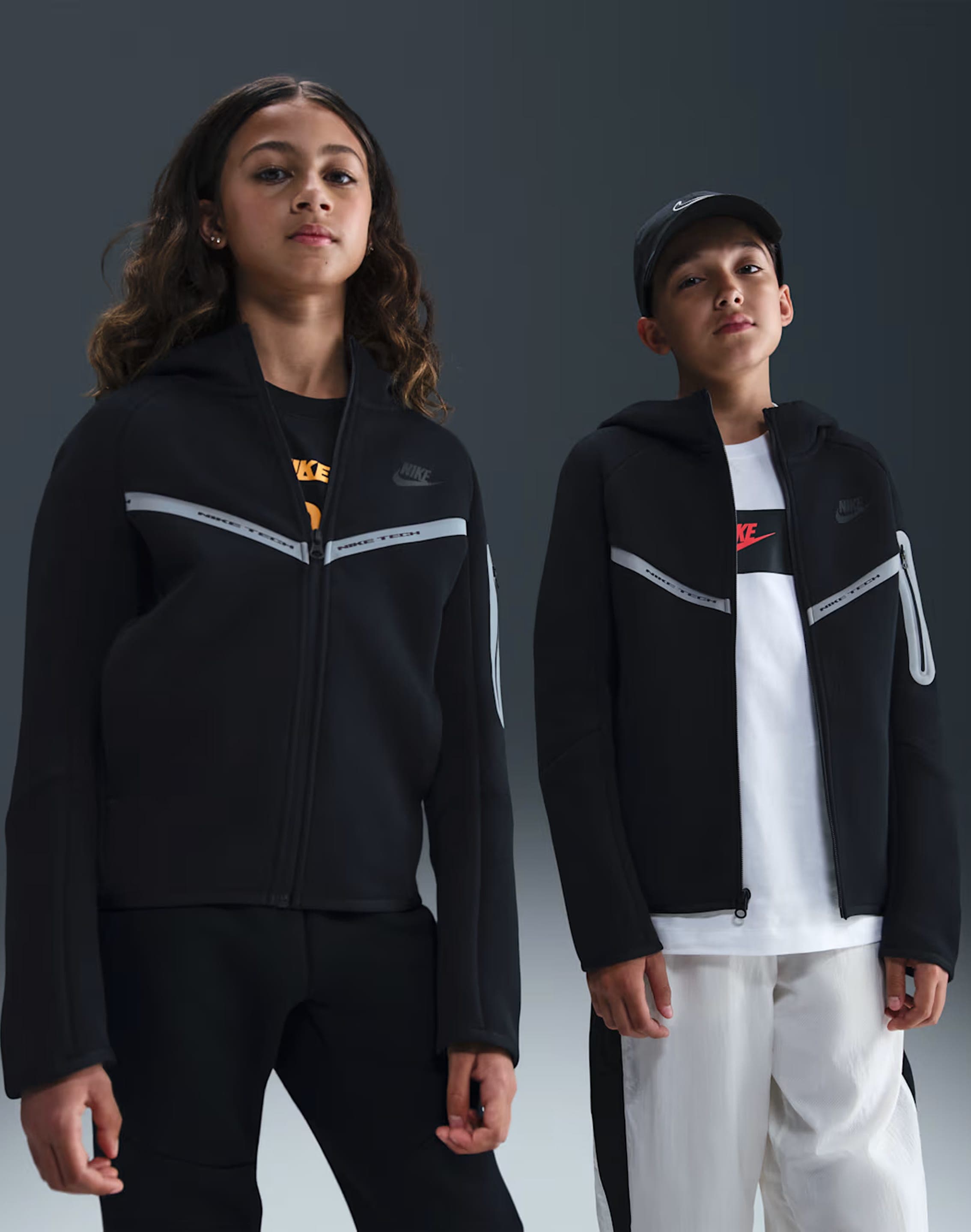 Nike Tech Fleece Full-Zip Reflective Hoodie Grade-School – DTLR