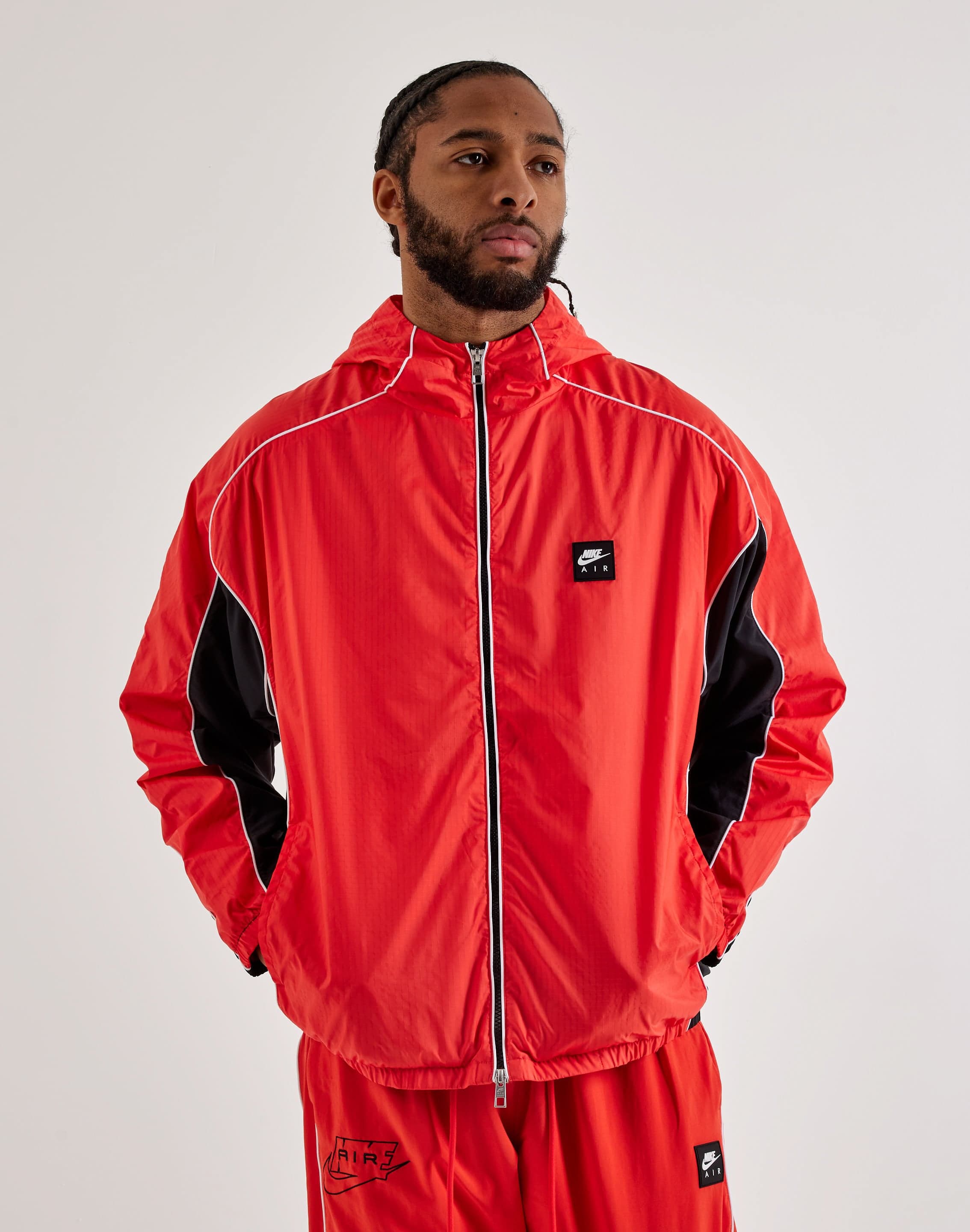 nike air tracksuit red