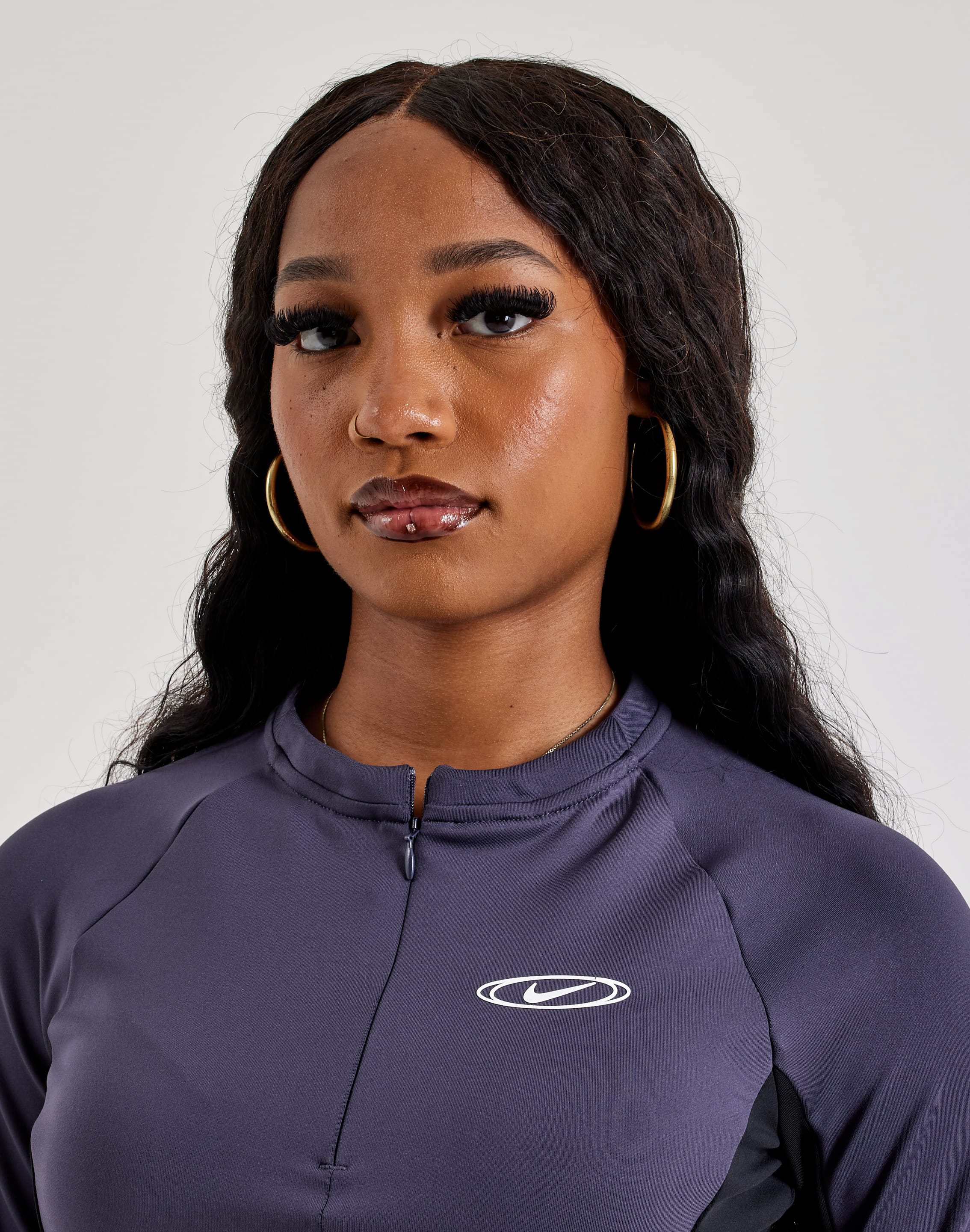 Nike Sportswear Tight Half-Zip Long-Sleeve Top, image 2 of 4
