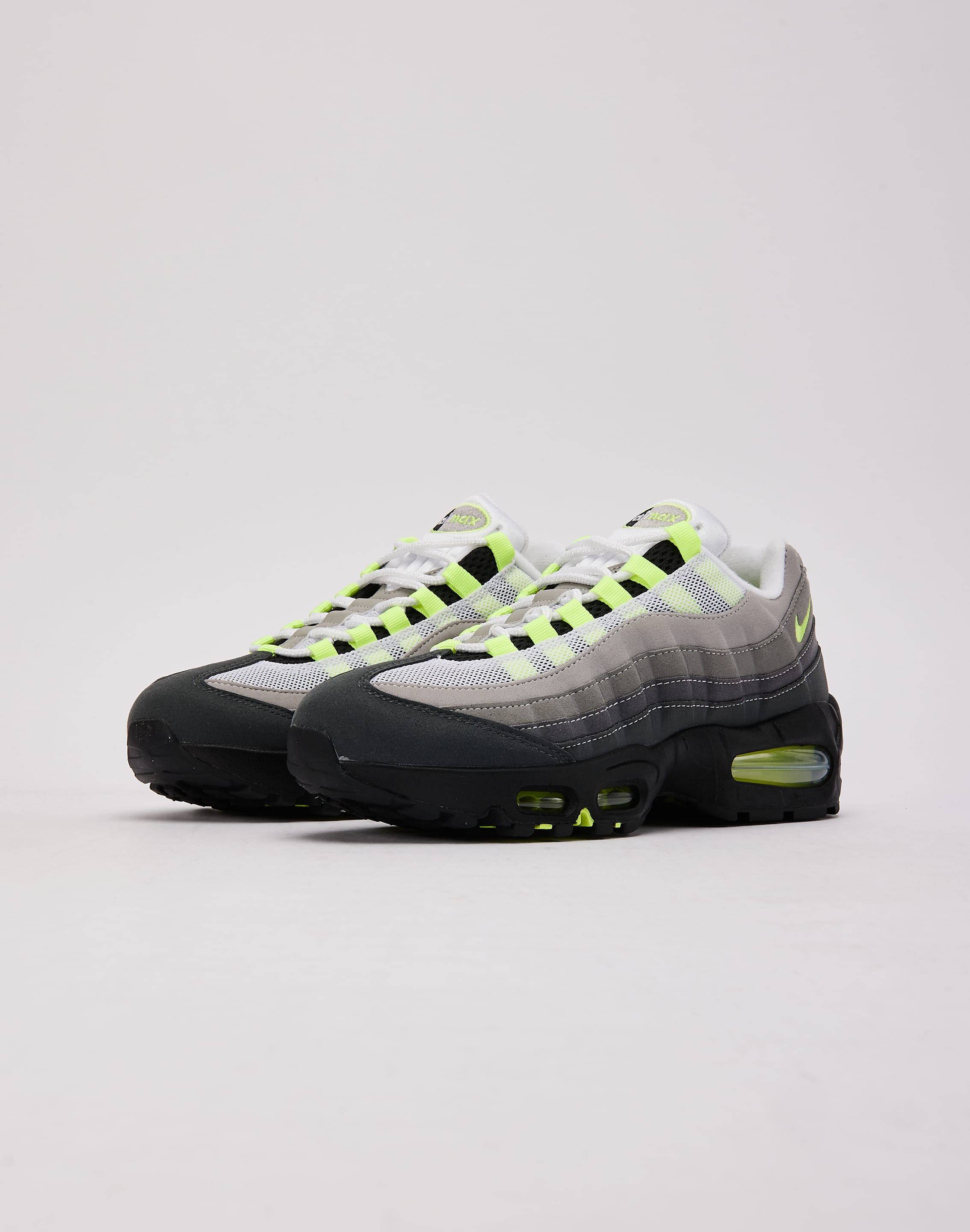 Women's Nike Air Max 95 Big Bubble in Black / Neon Yellow 6