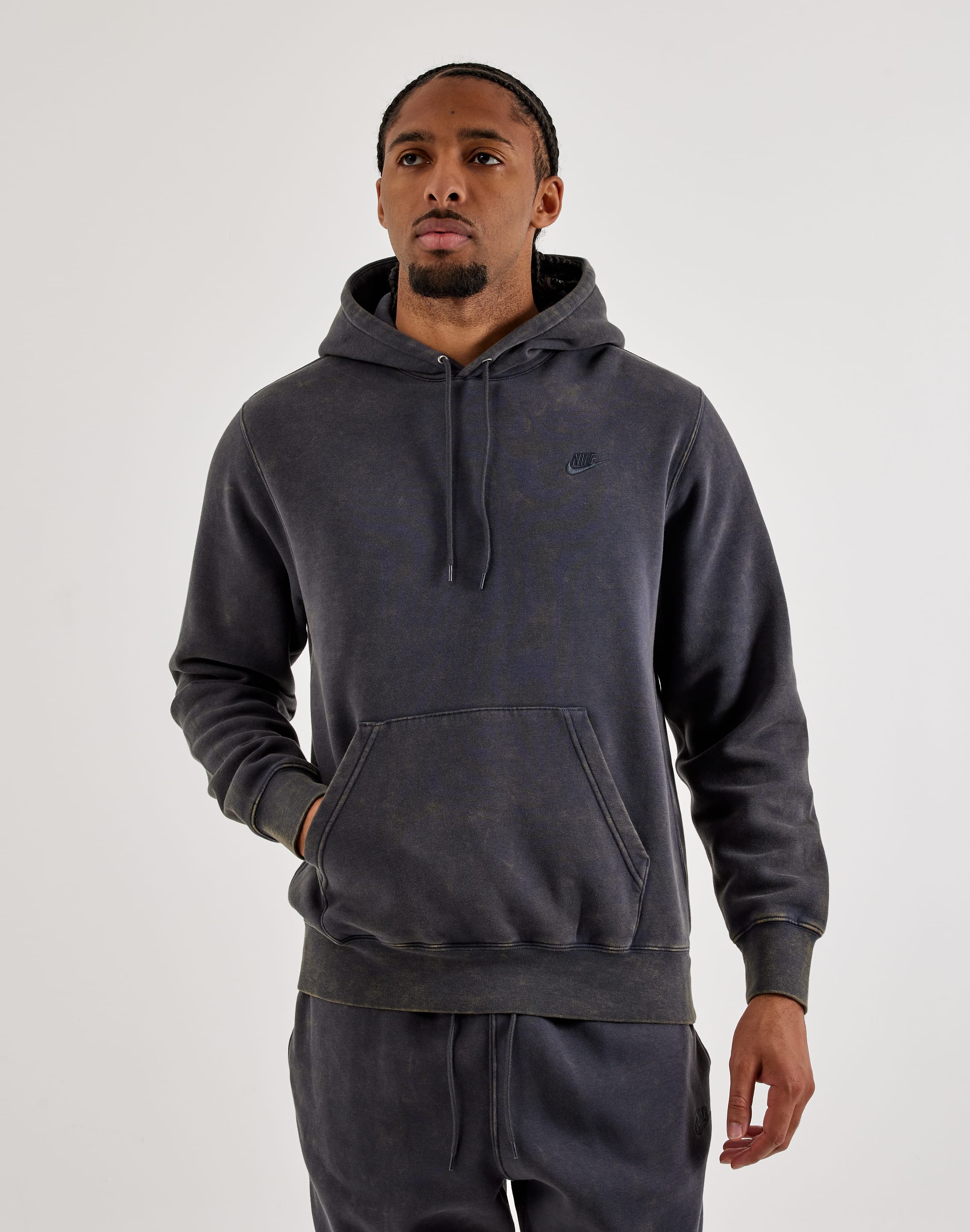 Nike Club Washed Fleece Pullover Hoodie – DTLR