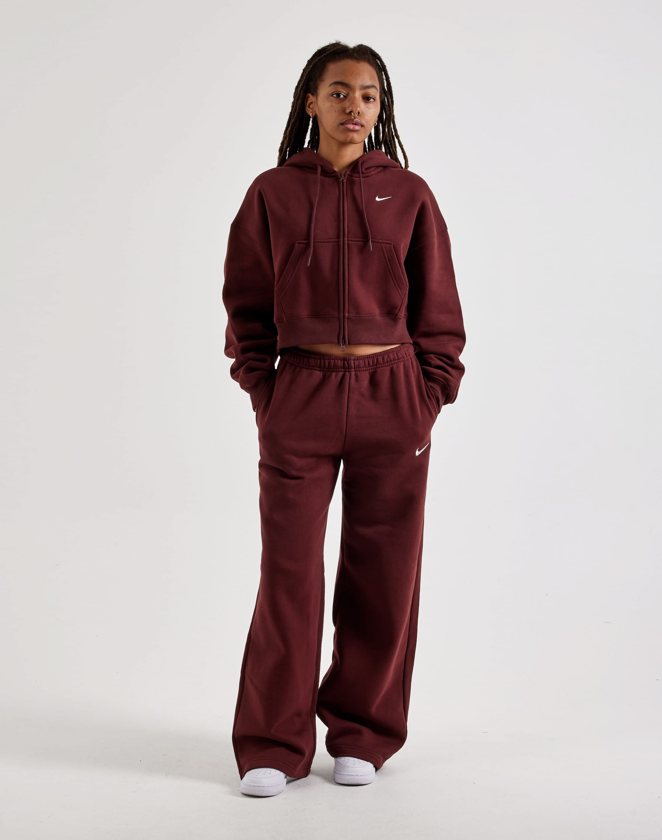Photo of Nike Studio Fleece Wide Leg Pants