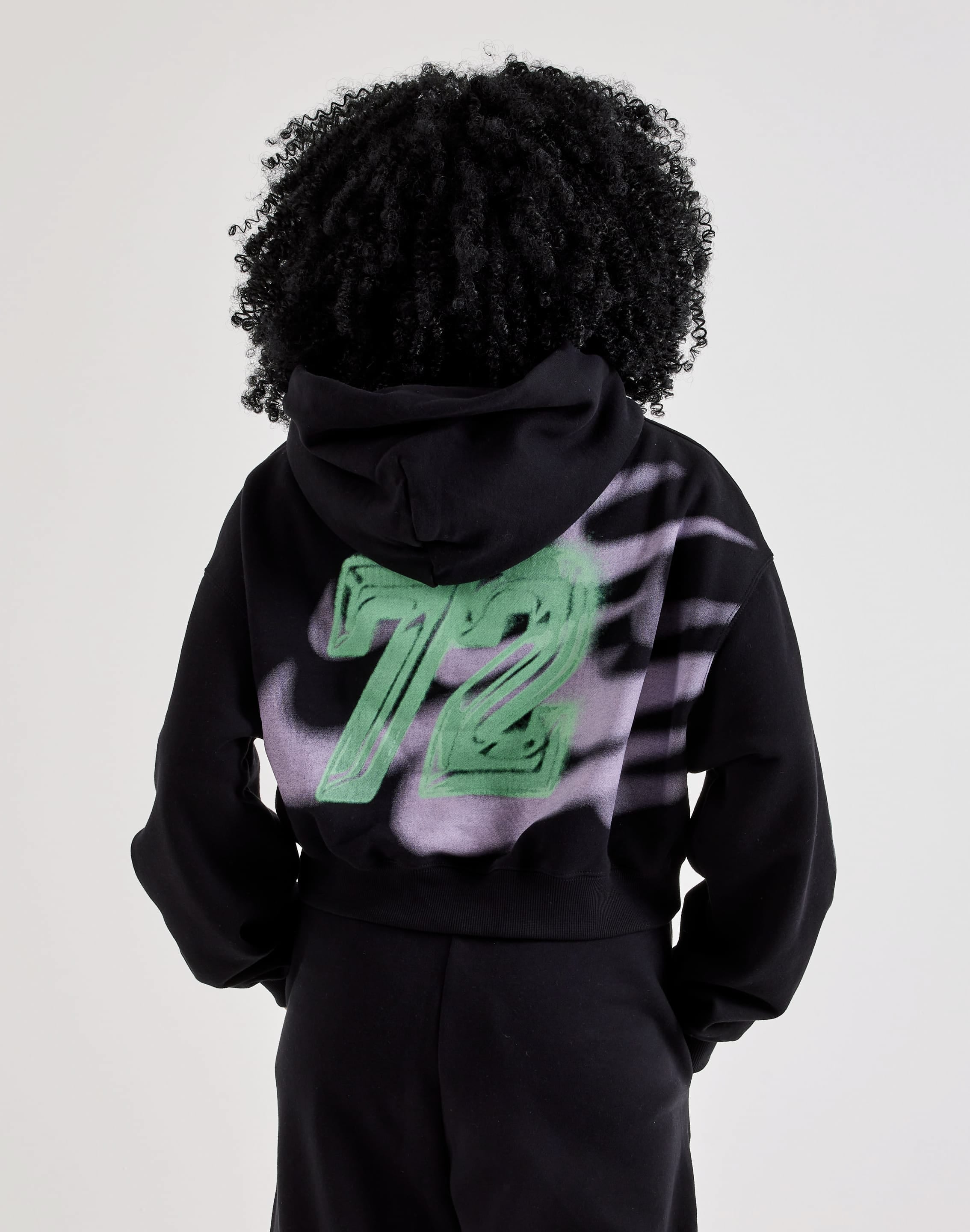 Photo of Nike Studio Fleece Oversized Cropped Hoodie