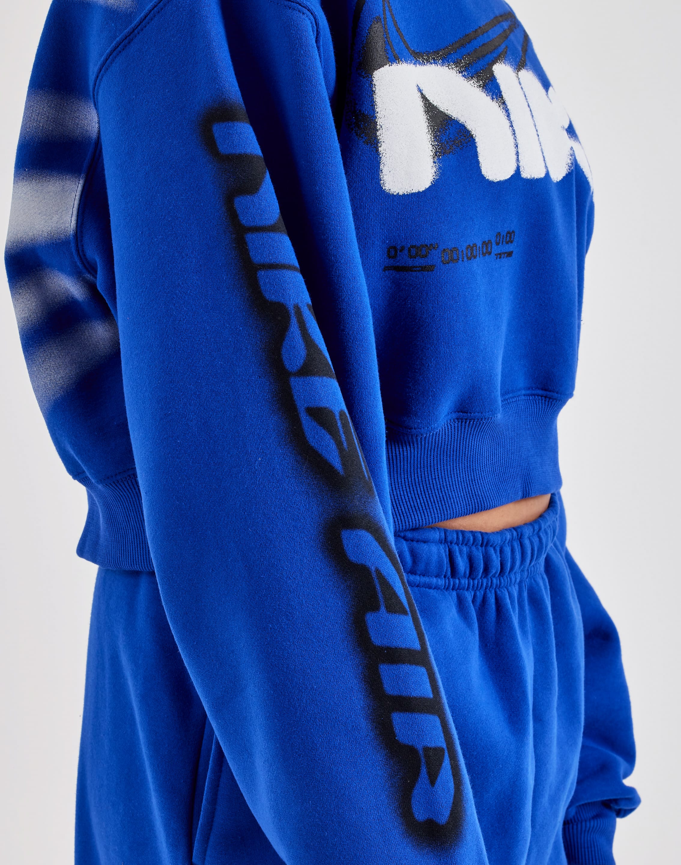 Photo of Nike Cropped Graphic Pullover Hoodie