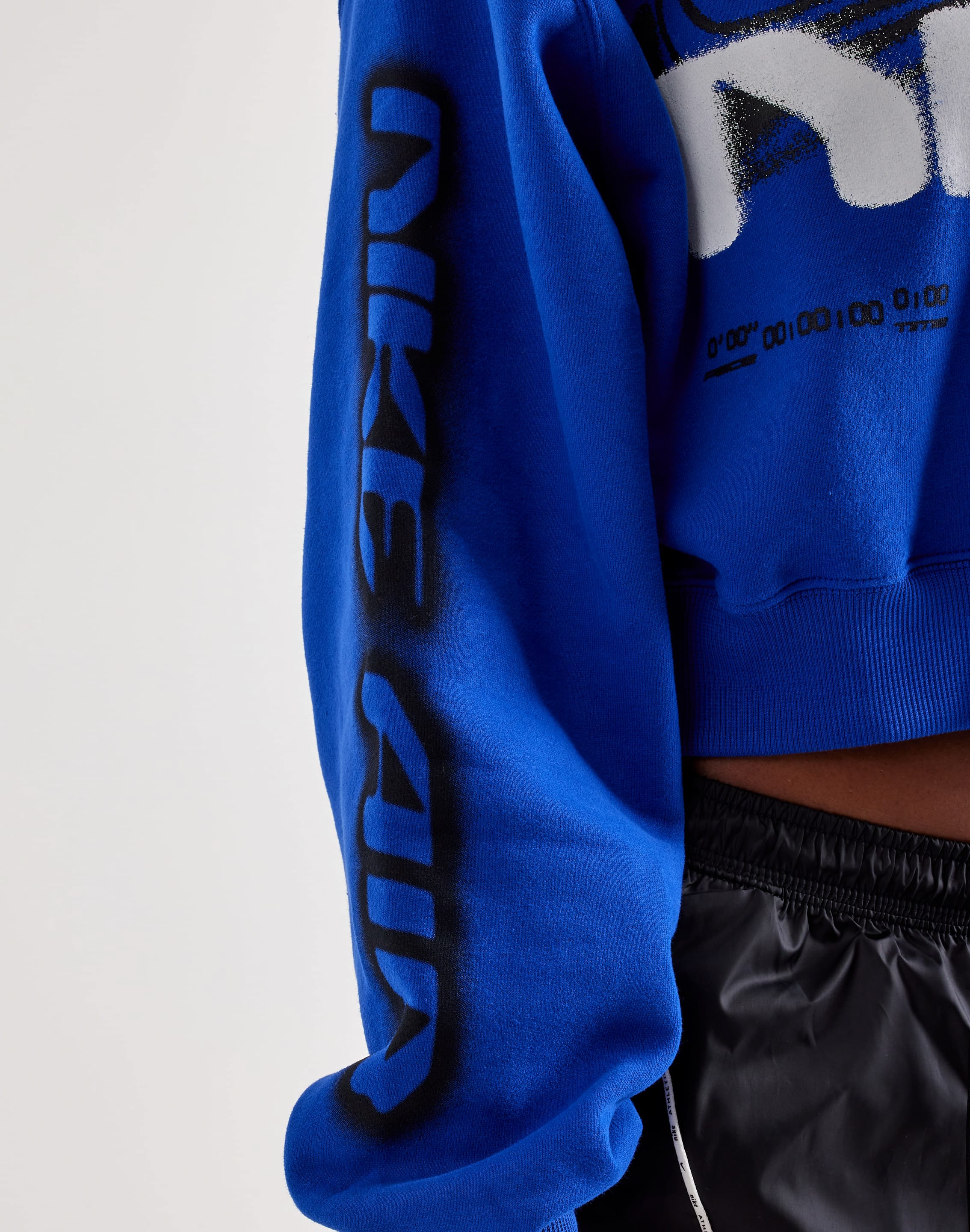 Photo of Nike  Cropped Graphic Pullover Hoodie