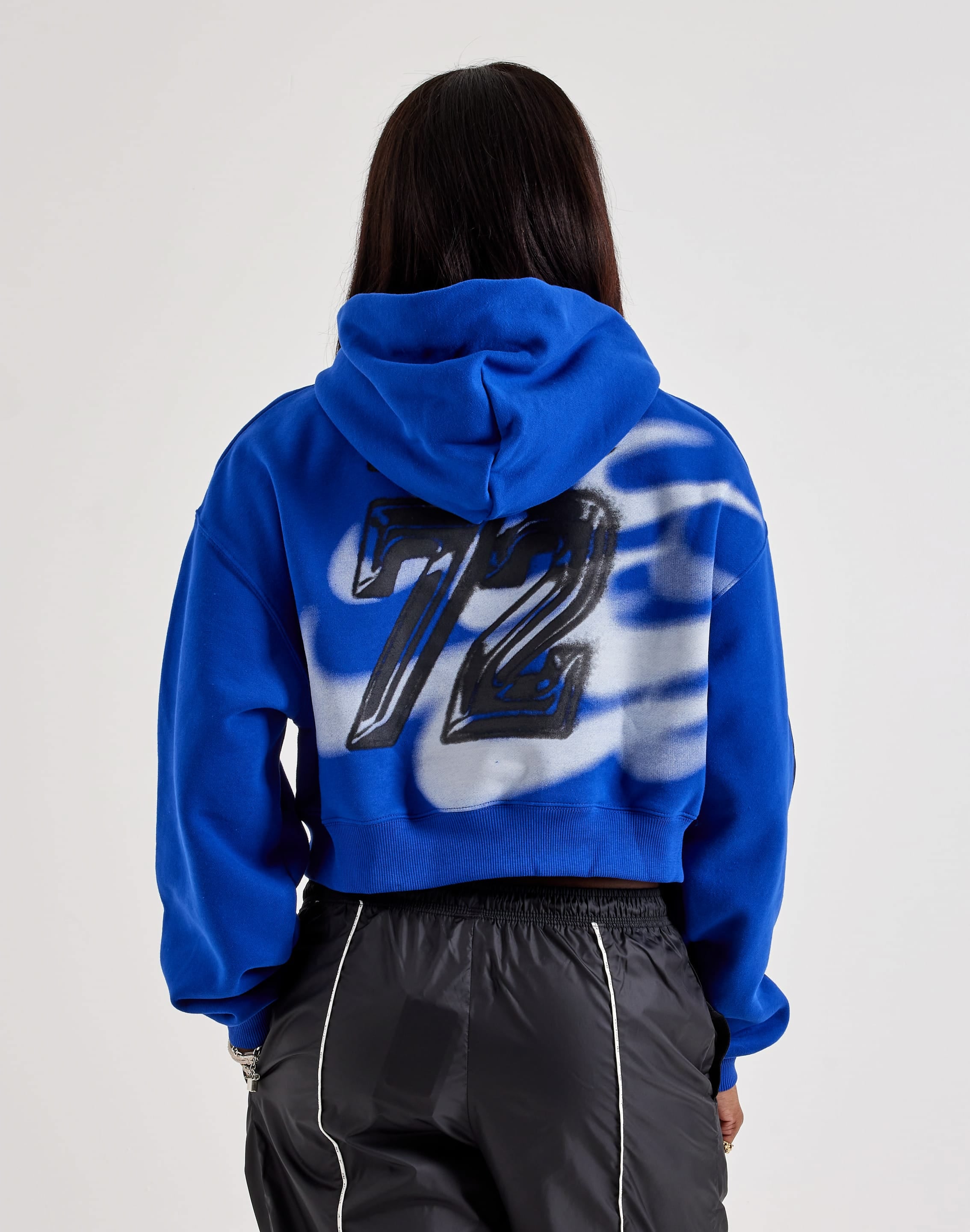 Photo of Nike  Cropped Graphic Pullover Hoodie