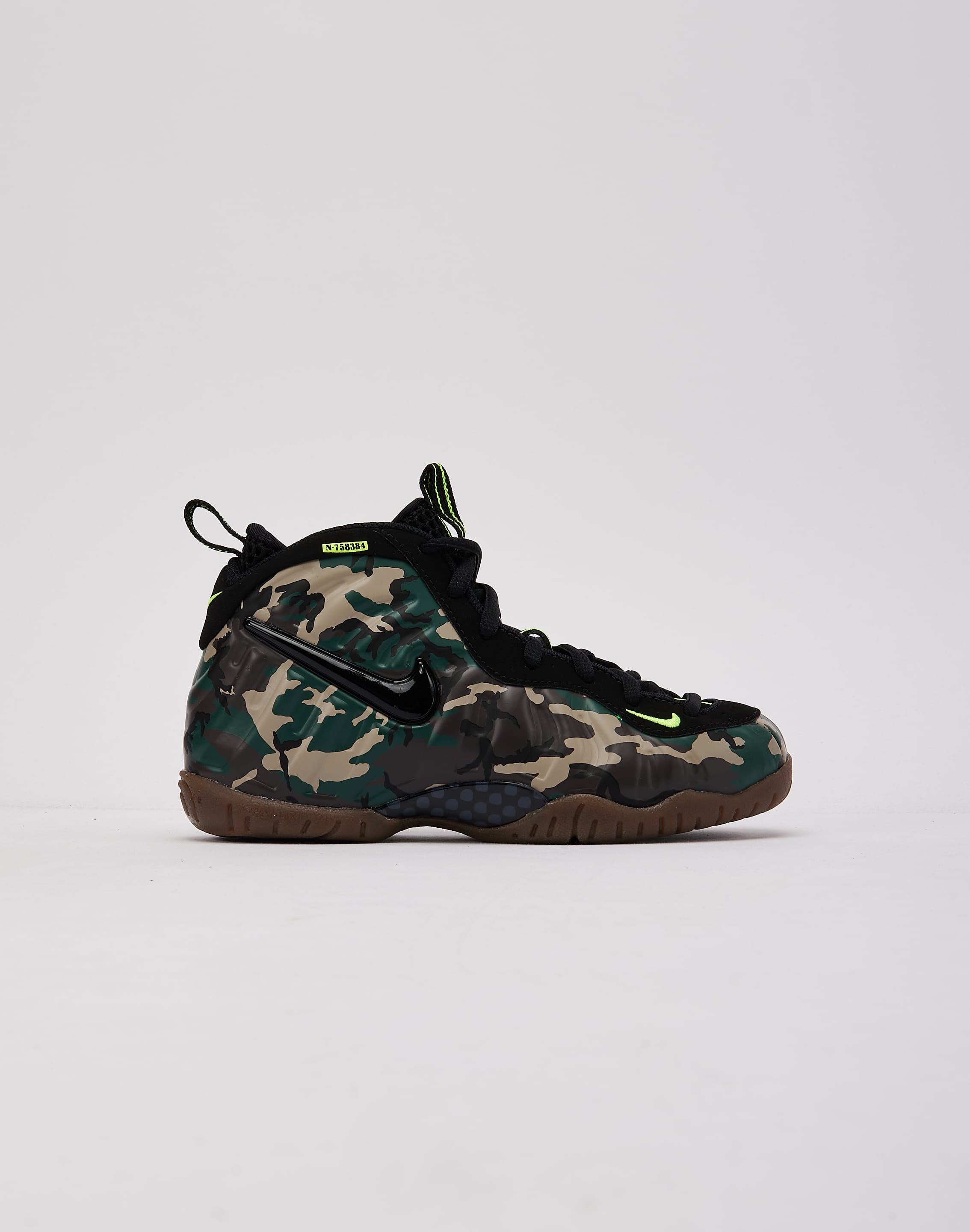 Photo of Nike Little Posite Pro PRM 'Green Camo' Pre-School
