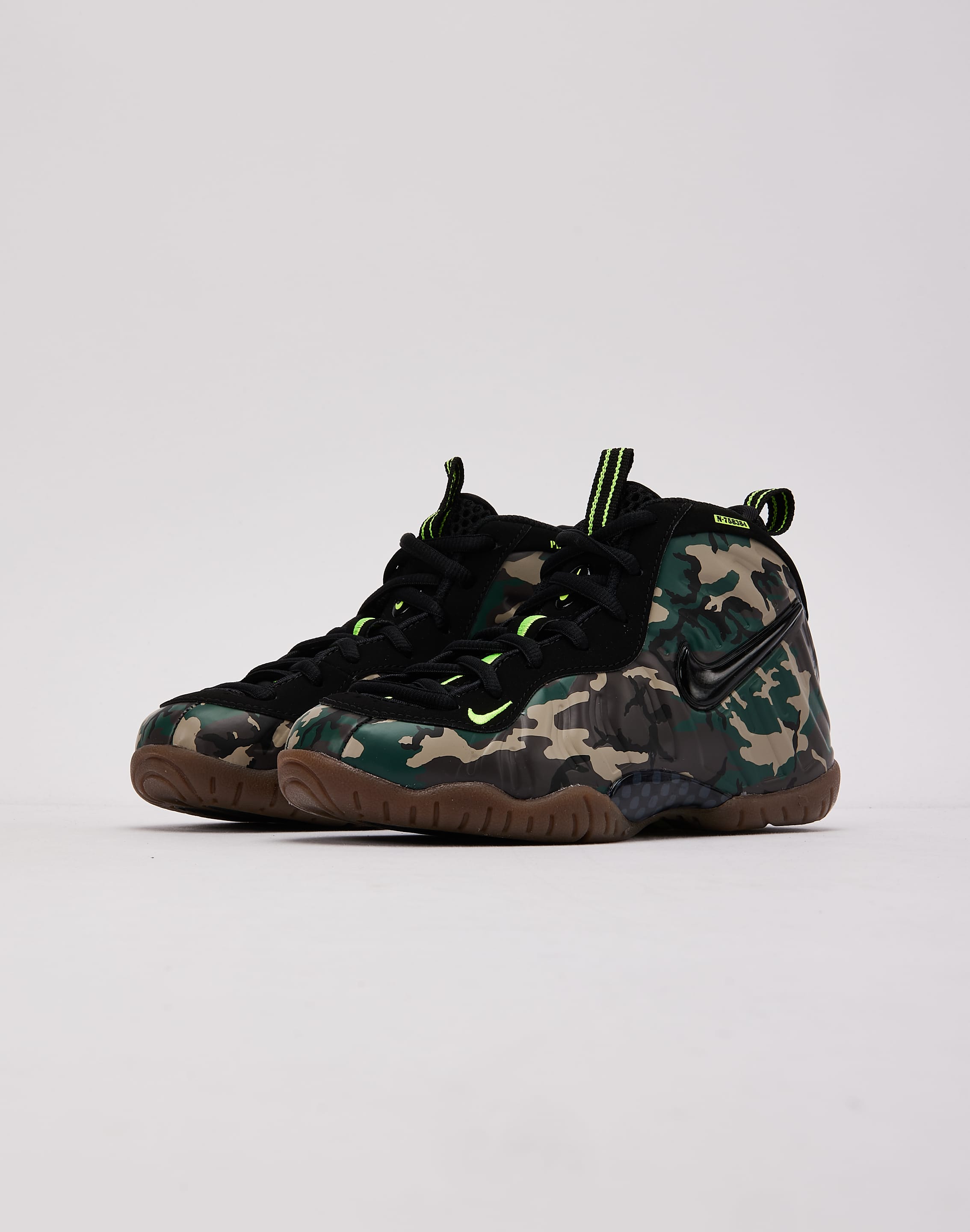 Photo of Nike Little Posite Pro PRM 'Green Camo' Pre-School
