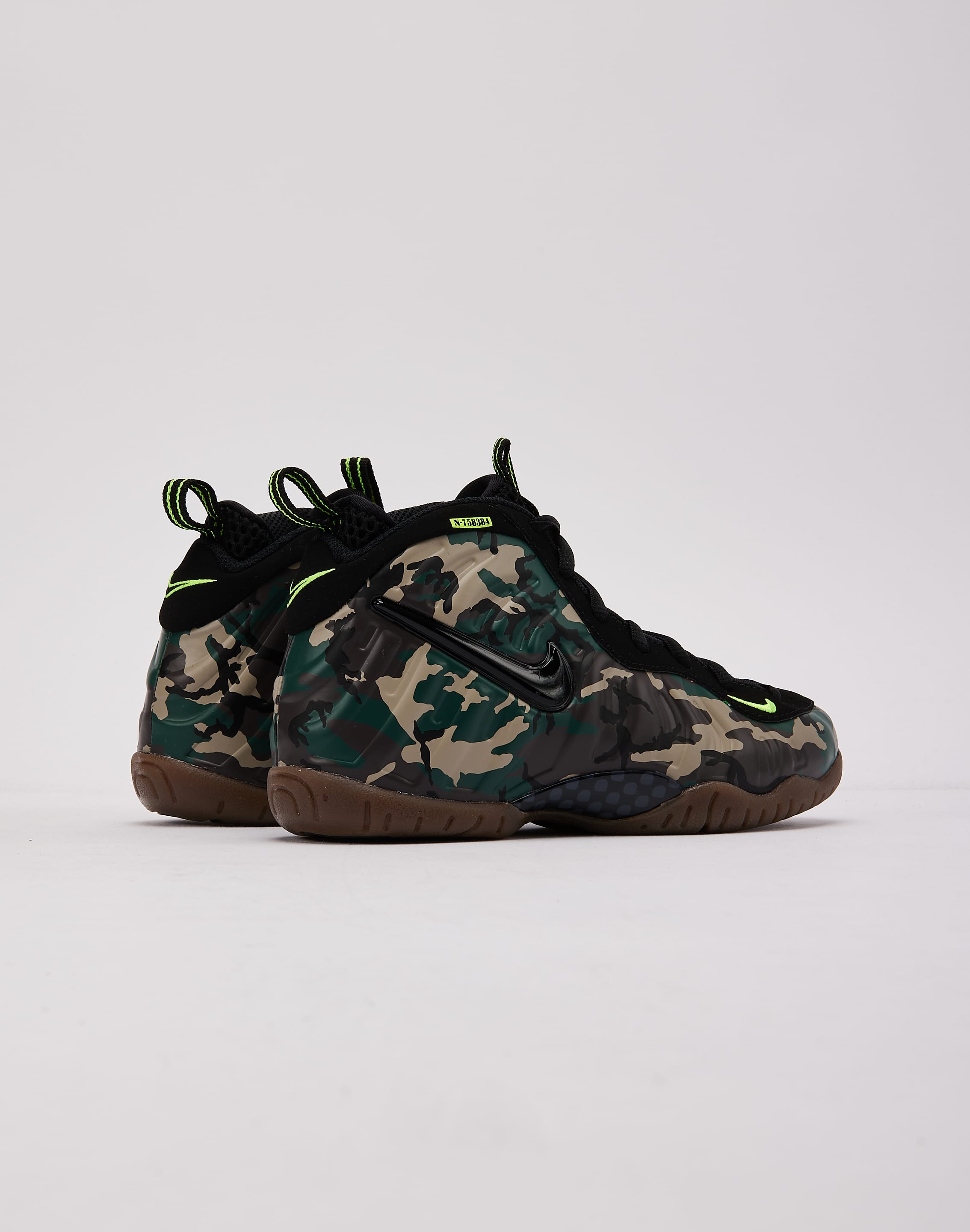 Photo of Nike Little Posite Pro PRM 'Green Camo' Pre-School