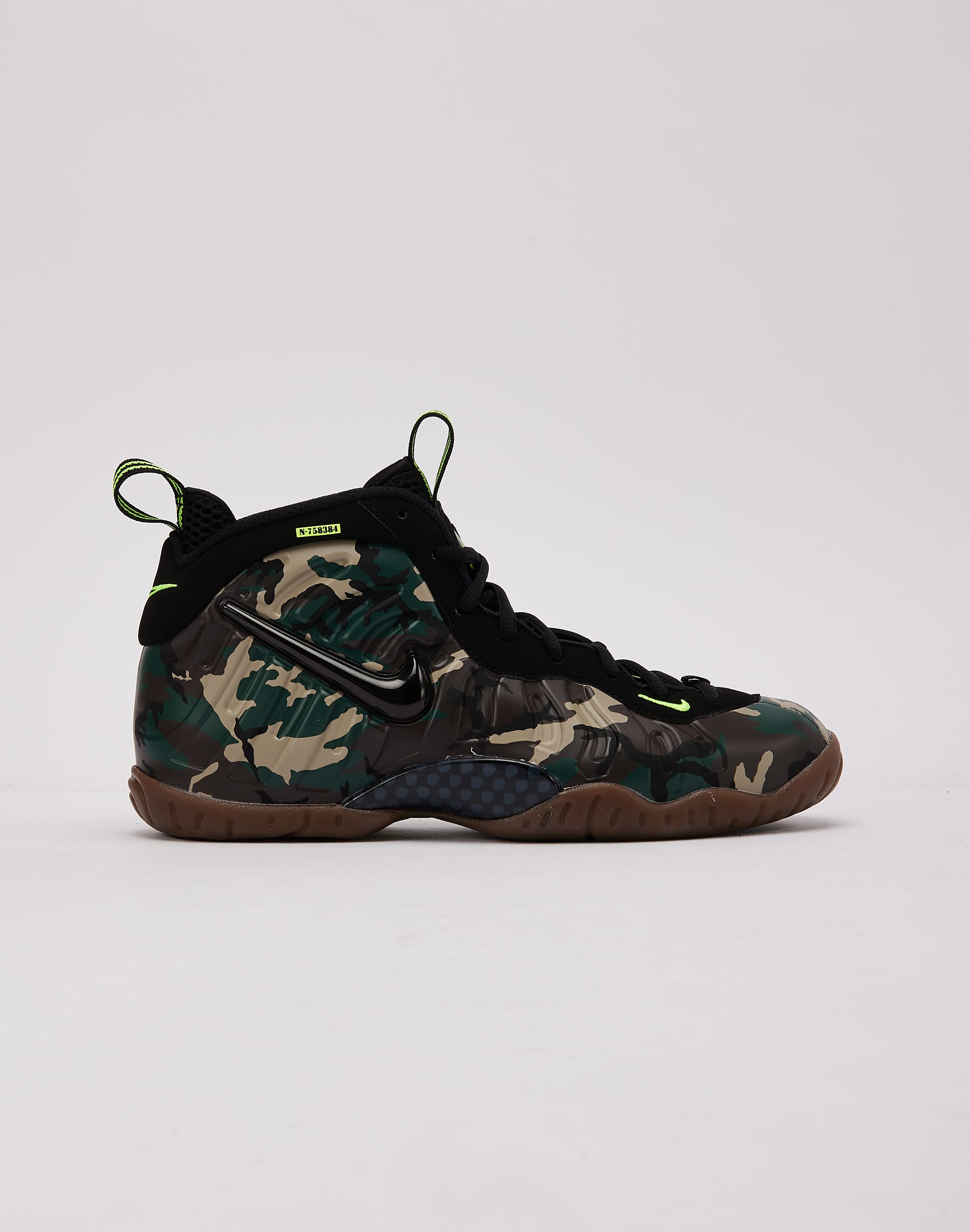 Photo of Nike Little Posite Pro PRM 'Green Camo' Grade-School