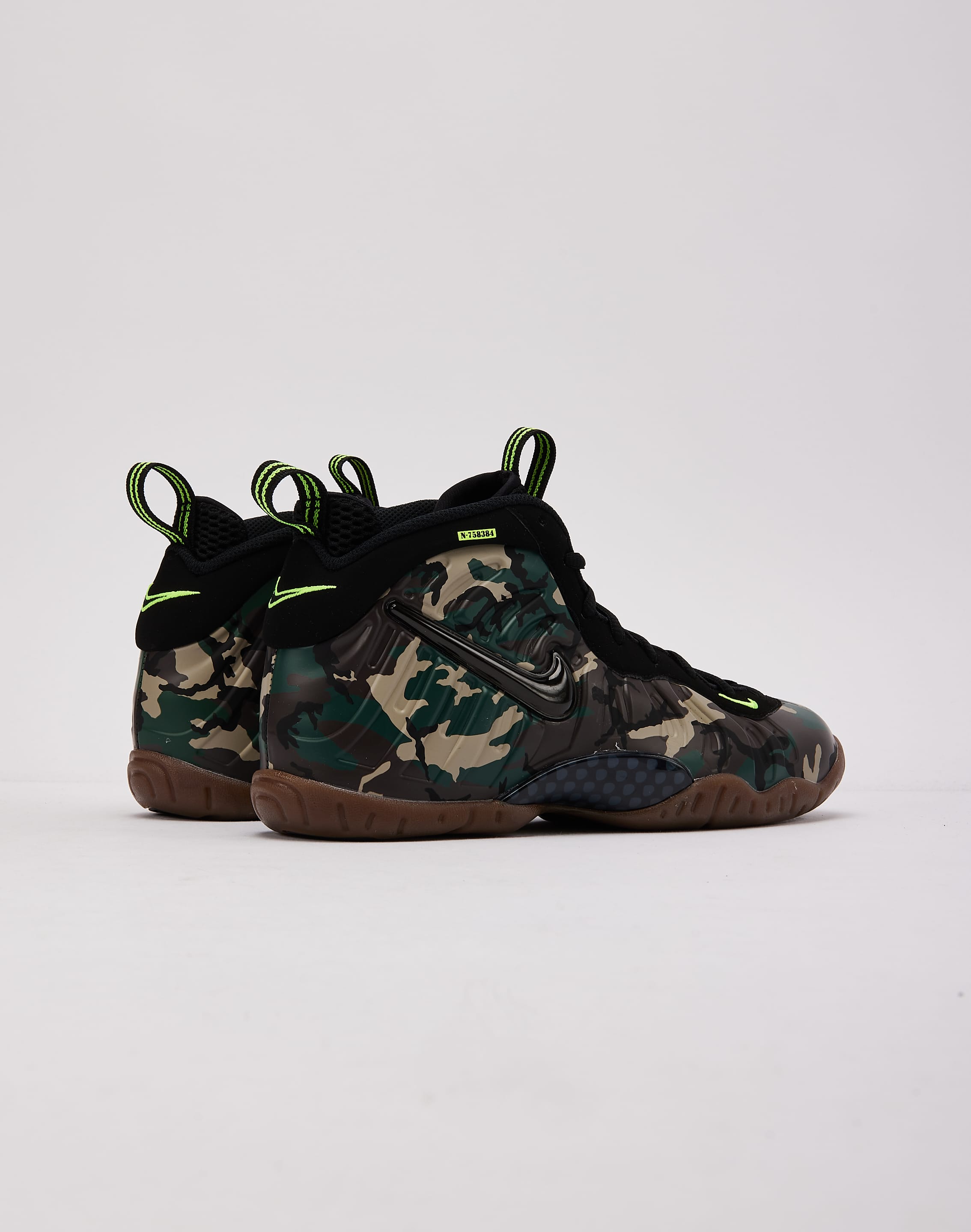 Photo of Nike Little Posite Pro PRM 'Green Camo' Grade-School